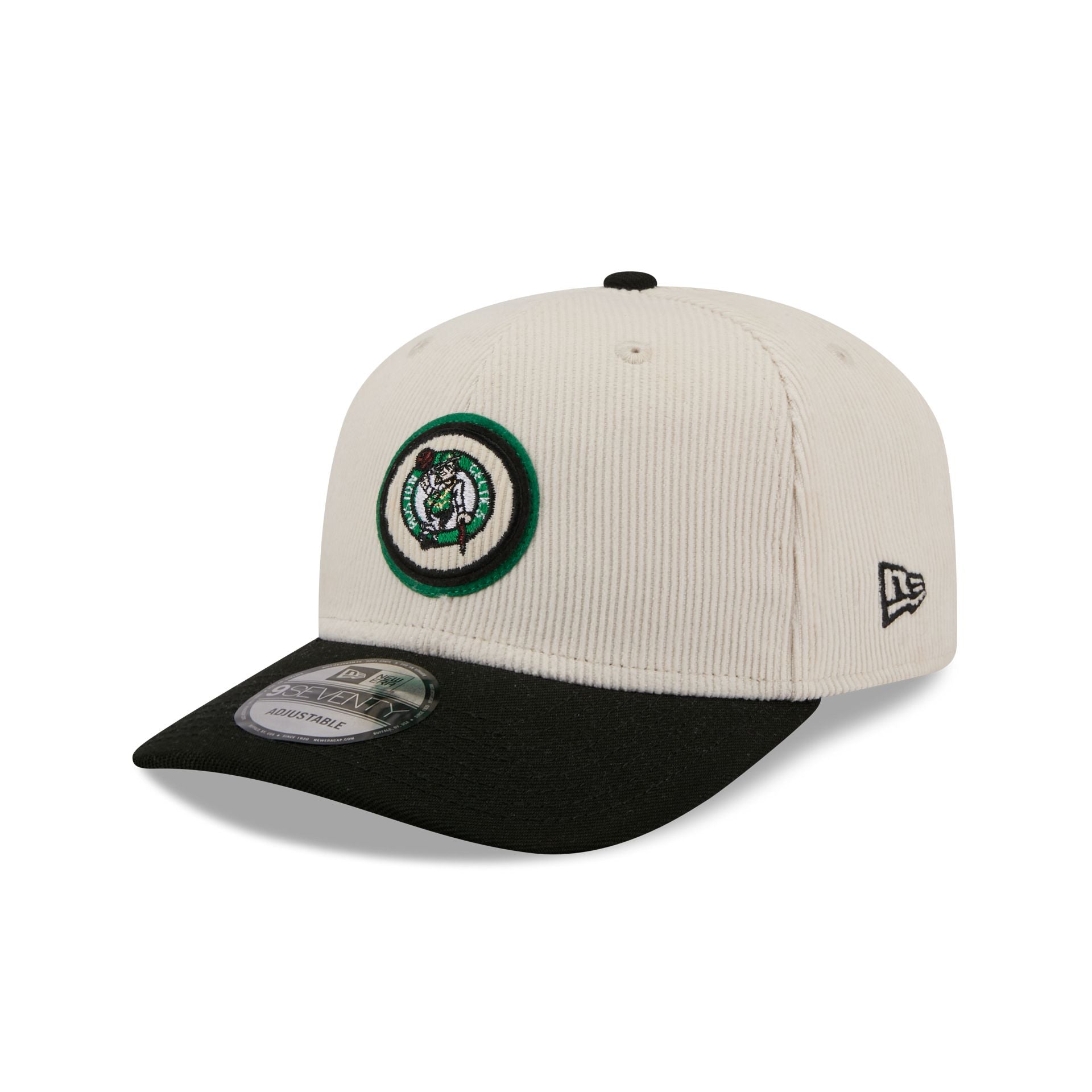 Boston Celtics Loyal Corduroy 9SEVENTY Stretch-Snap Hat - Image 3