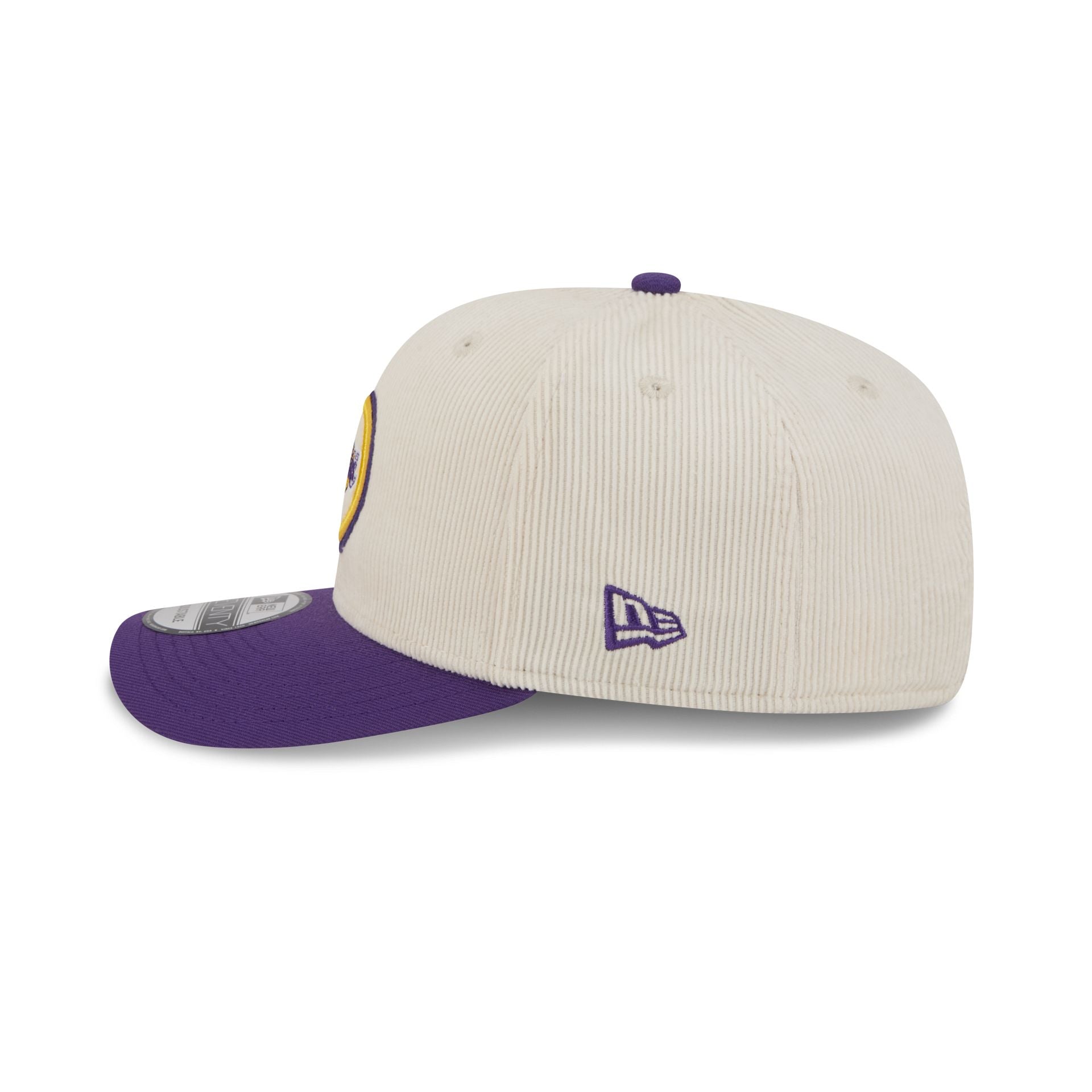 Los Angeles Lakers Loyal Corduroy 9SEVENTY Stretch-Snap Hat - Image 5