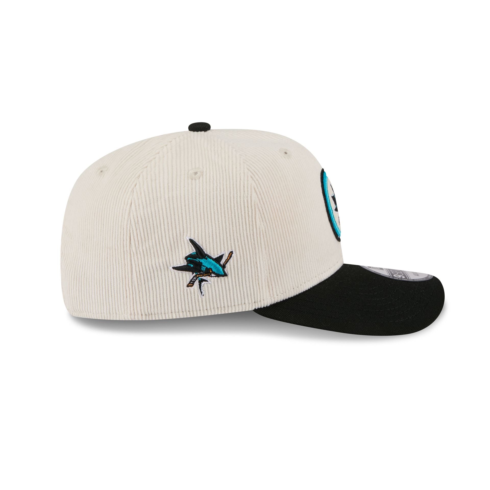 San Jose Sharks Loyal Corduroy 9SEVENTY Stretch-Snap Hat - Image 4