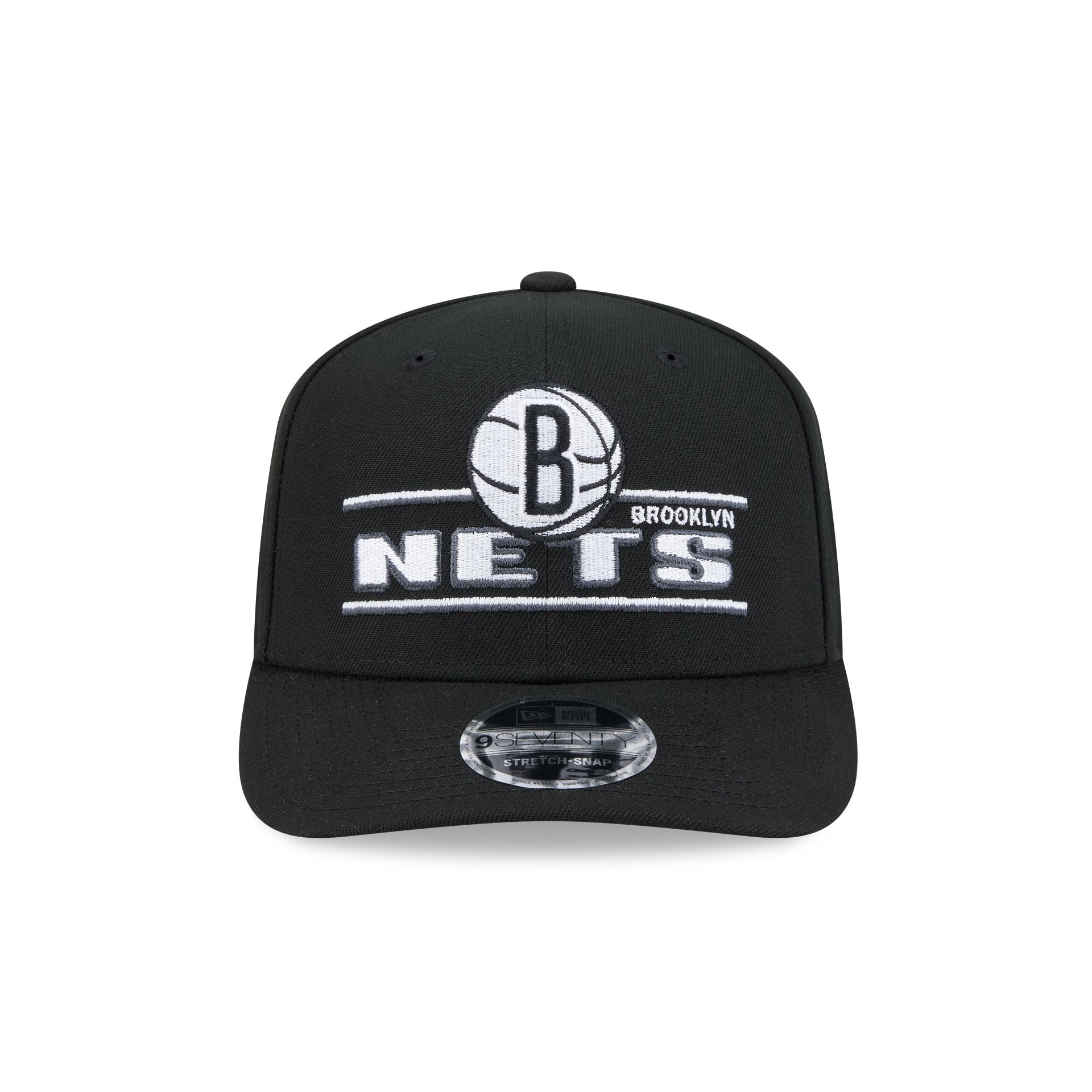 Brooklyn Nets Stated 9SEVENTY Stretch-Snap Hat - Image 2