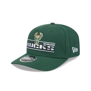 Milwaukee Bucks Stated 9SEVENTY Stretch-Snap Hat