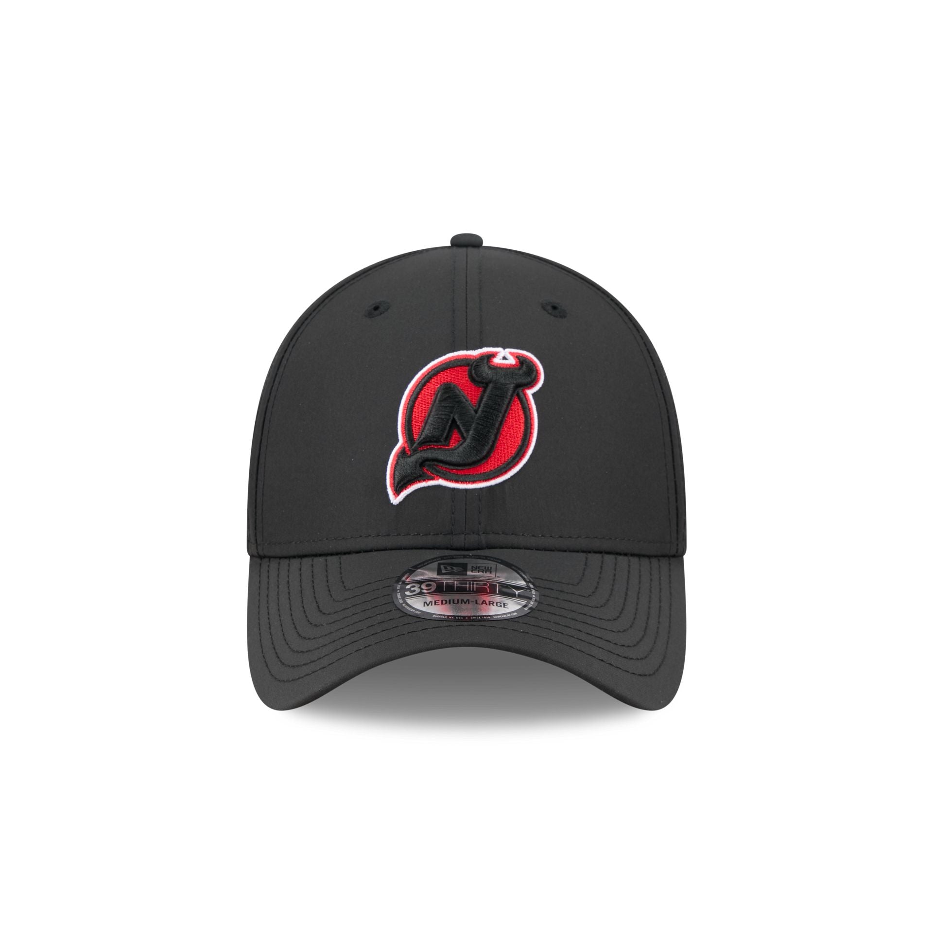 New Jersey Devils Night 39THIRTY Stretch Fit Hat - Image 2