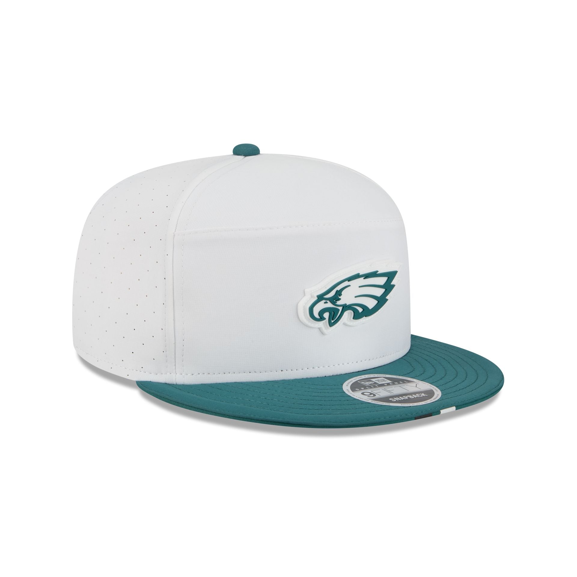 Philadelphia Eagles 2025 Training Split Panel 9FIFTY Snapback Hat - Image 3