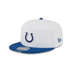Indianapolis Colts 2025 Training Split Panel 9FIFTY Snapback Hat