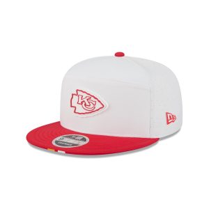 Kansas City Chiefs 2025 Training Split Panel 9FIFTY Snapback Hat
