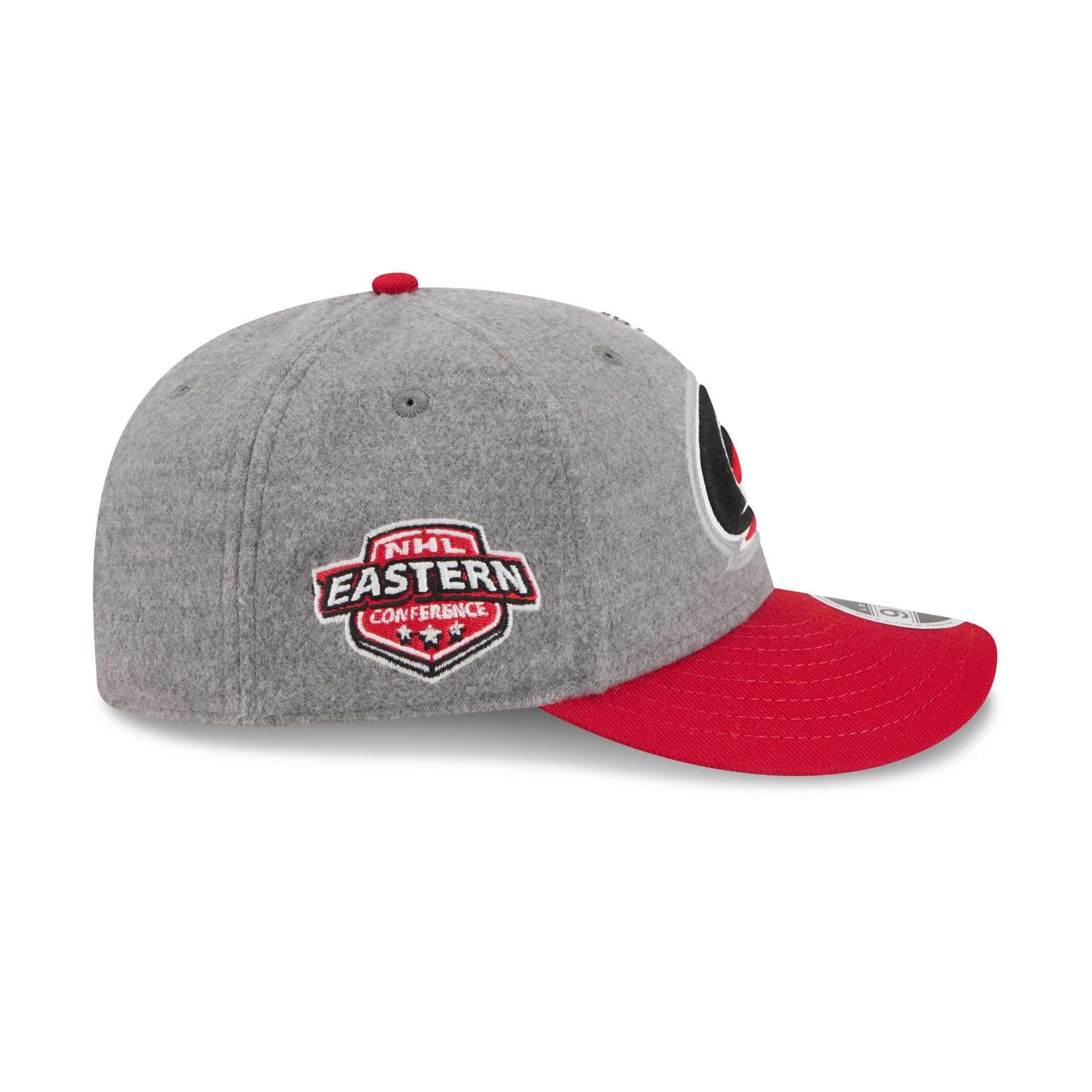 Carolina Hurricanes Heather Gray Wool Low Profile 9FIFTY Snapback Hat - Image 4
