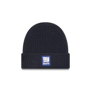 New York Giants 2025 Sideline Cold Weather Steel Clouds Cuff Knit Beanie