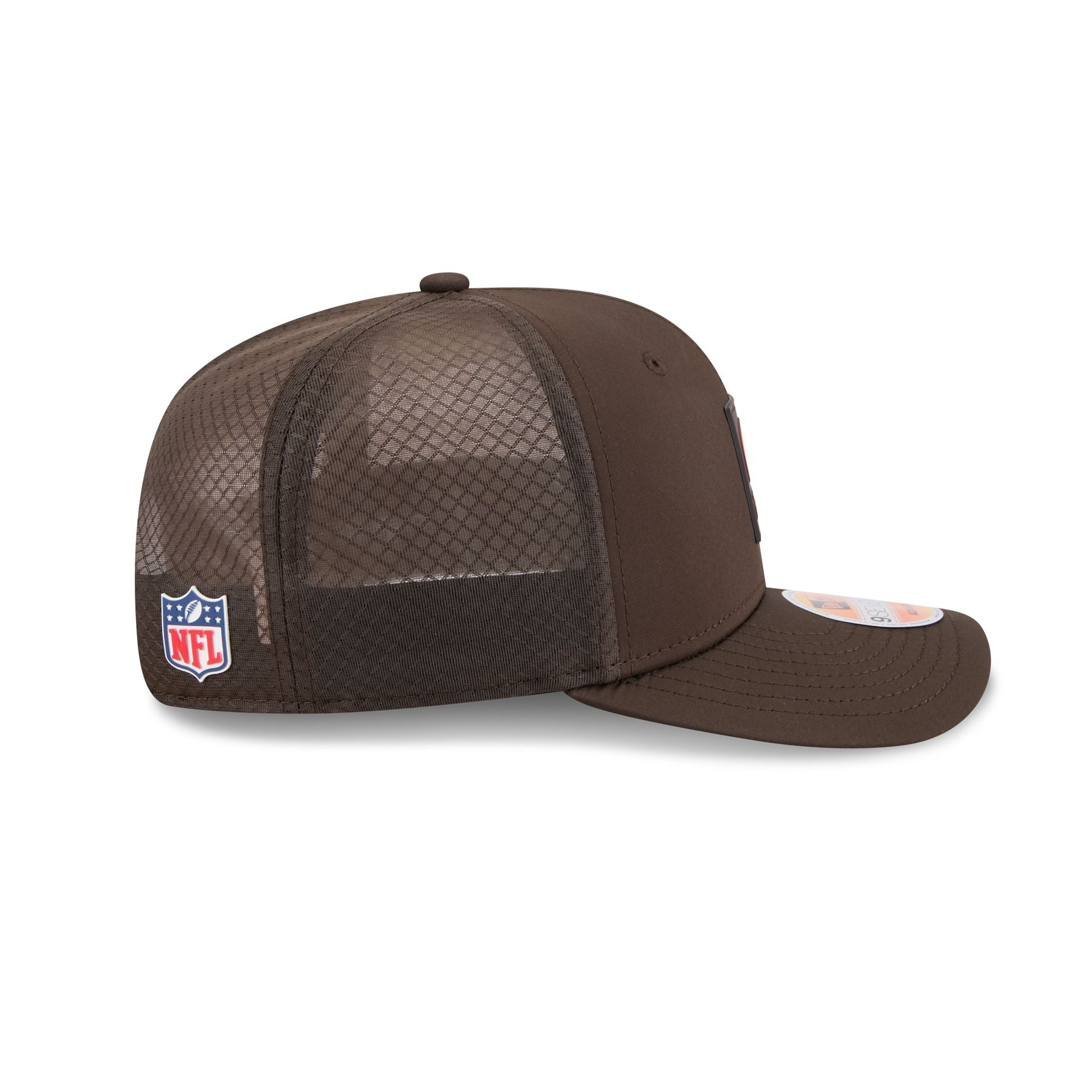 Cleveland Browns 2025 Sideline Hot Weather 9SEVENTY Trucker Hat - Image 5