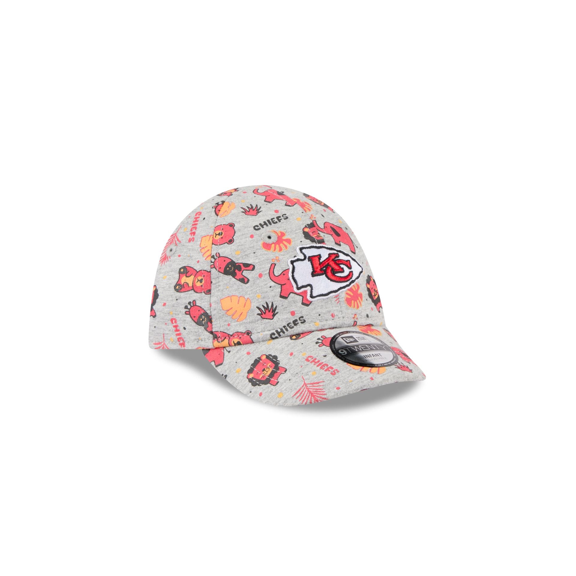 Kansas City Chiefs Kids Animal 9TWENTY Adjustable Hat - Image 3
