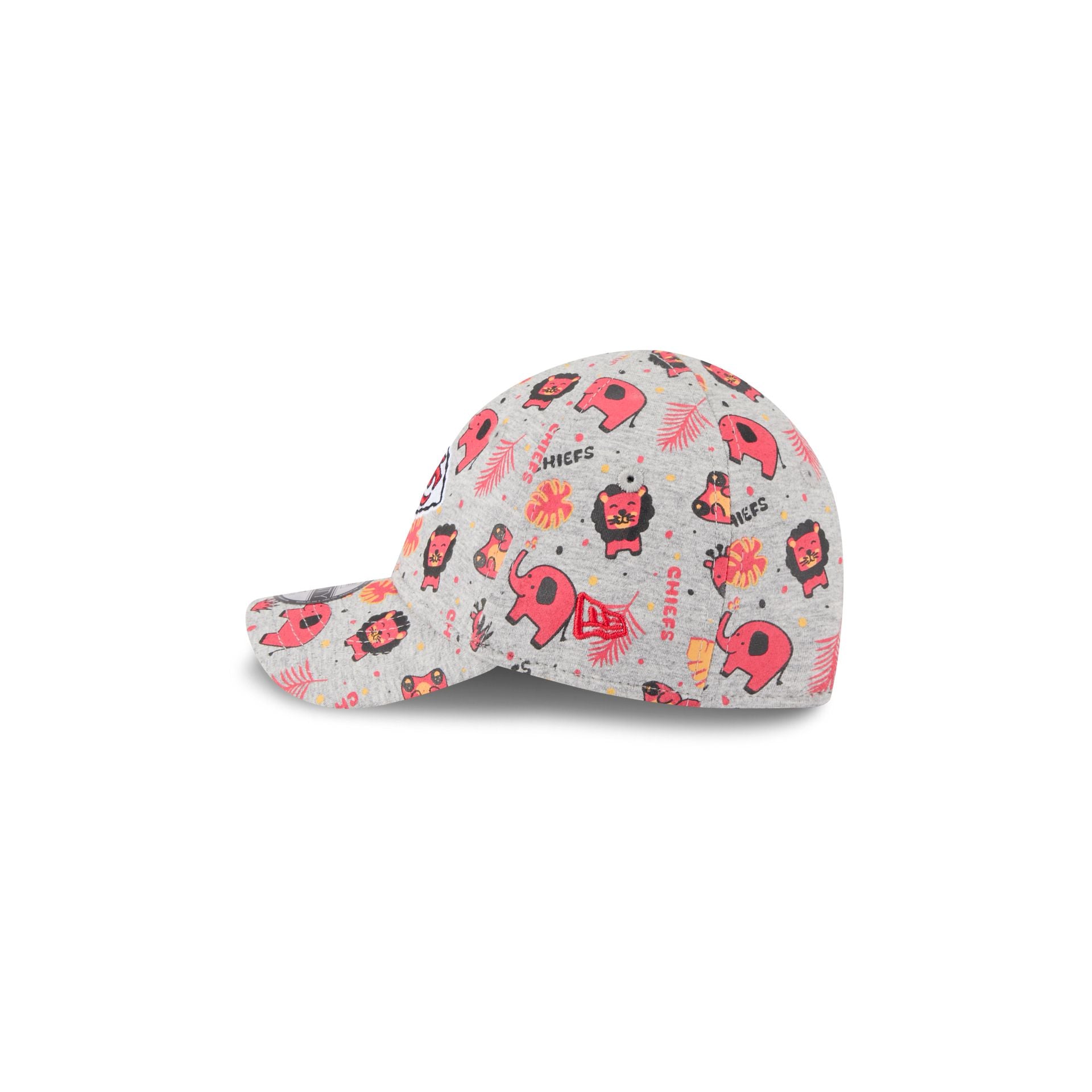 Kansas City Chiefs Kids Animal 9TWENTY Adjustable Hat - Image 4