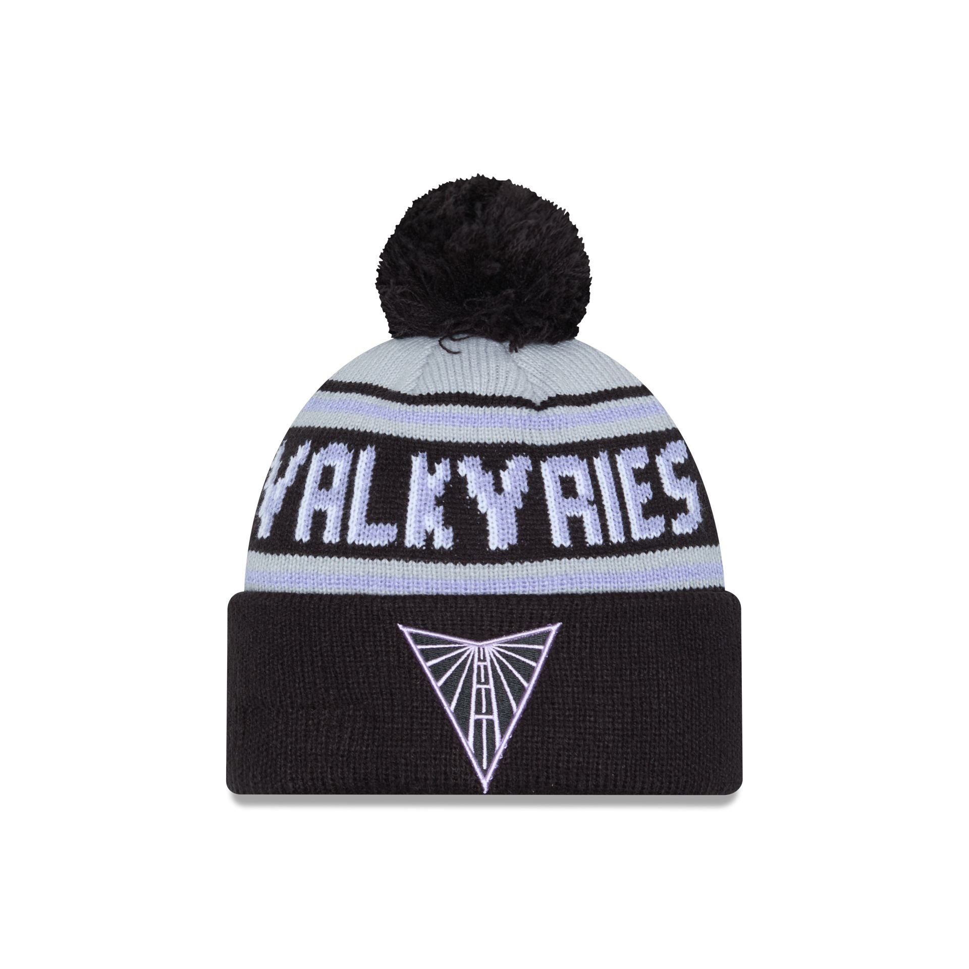 Golden State Valkyries Black Pom Knit Hat