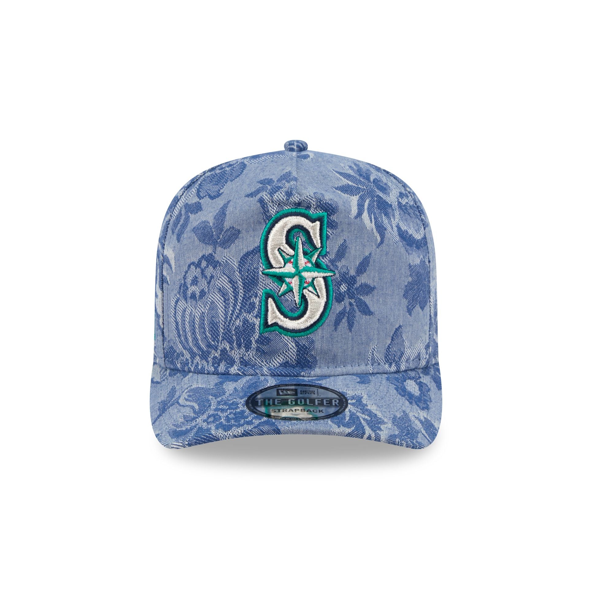 Seattle Mariners Denim Jacquard Golfer Hat - Image 2