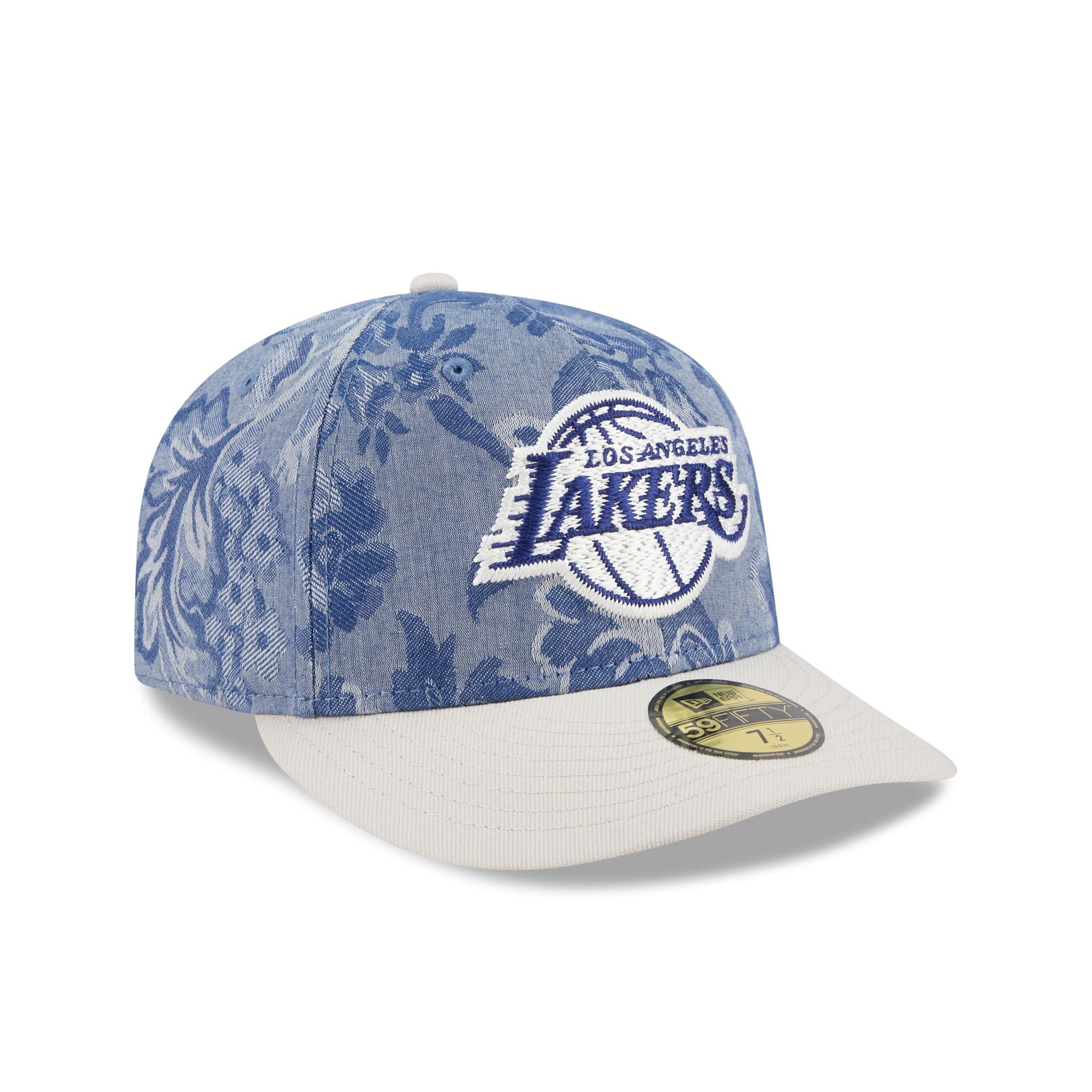 Los Angeles Lakers Two-Tone Denim 59FIFTY Fitted Hat - Image 3
