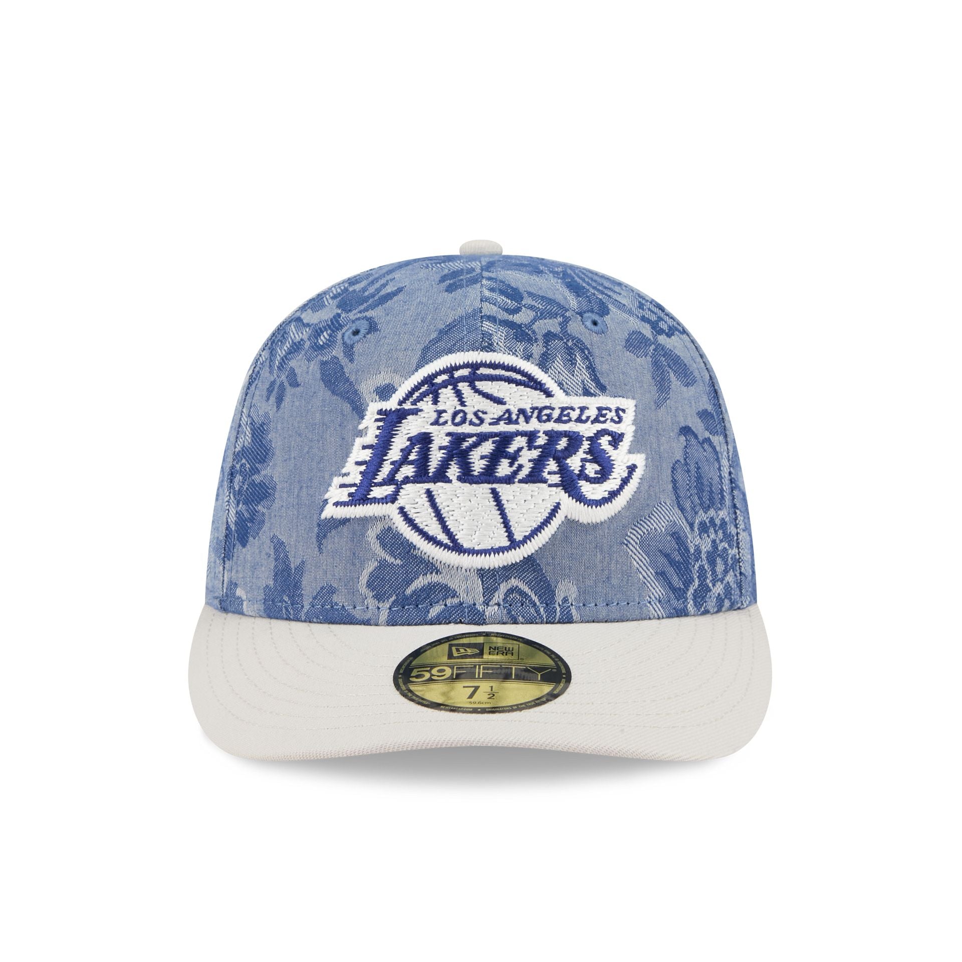 Los Angeles Lakers Two-Tone Denim 59FIFTY Fitted Hat - Image 2