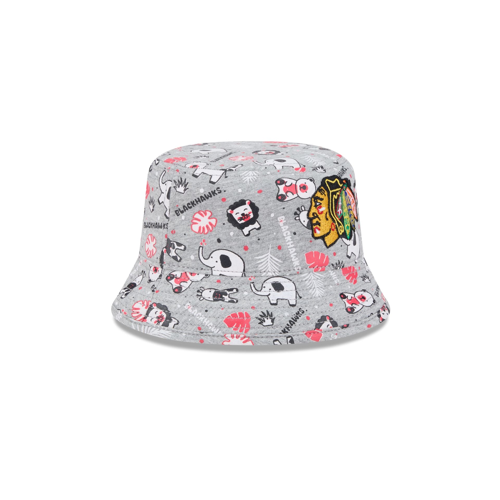 Chicago Blackhawks Kids Animal Bucket Hat - Image 3