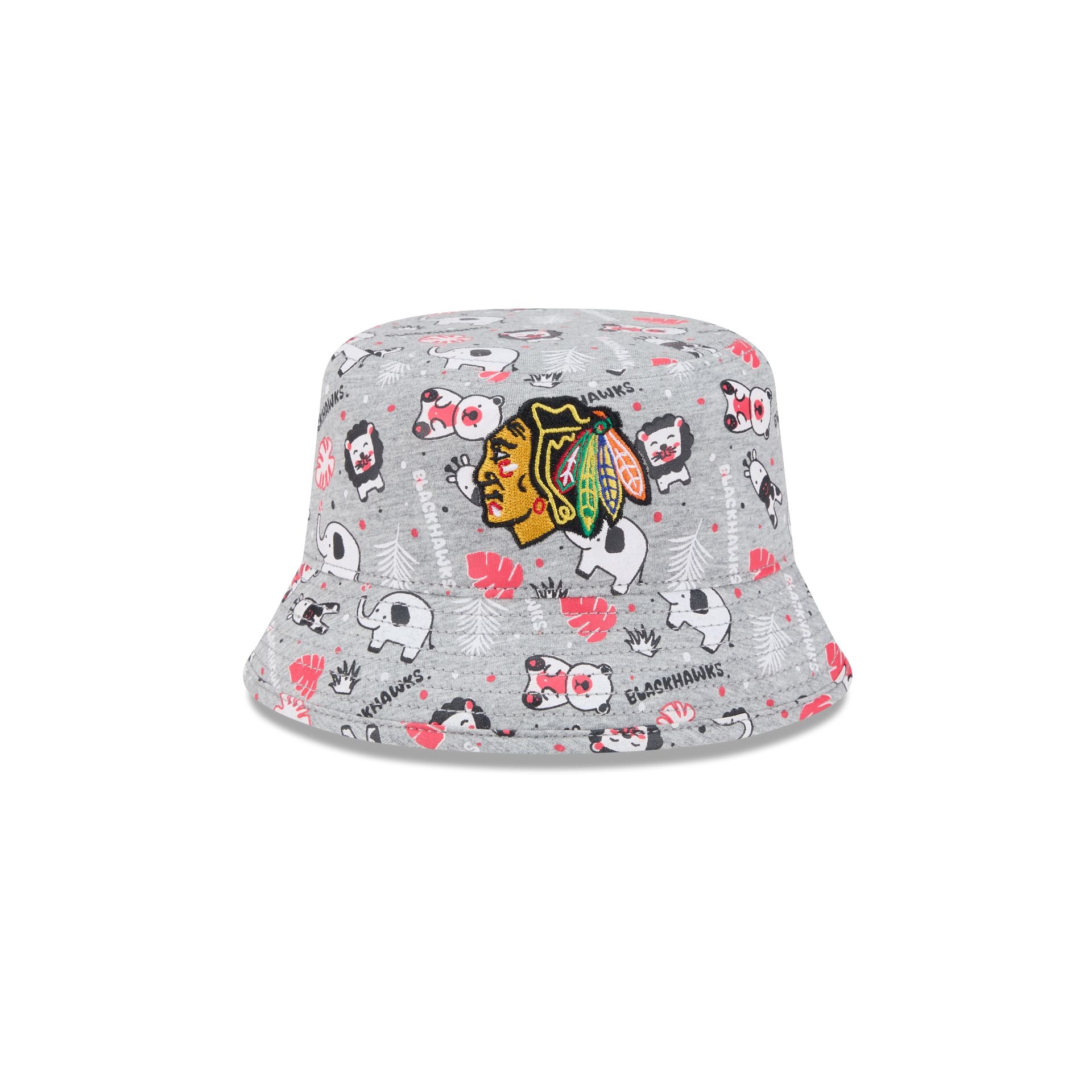 Chicago Blackhawks Kids Animal Bucket Hat - Image 2