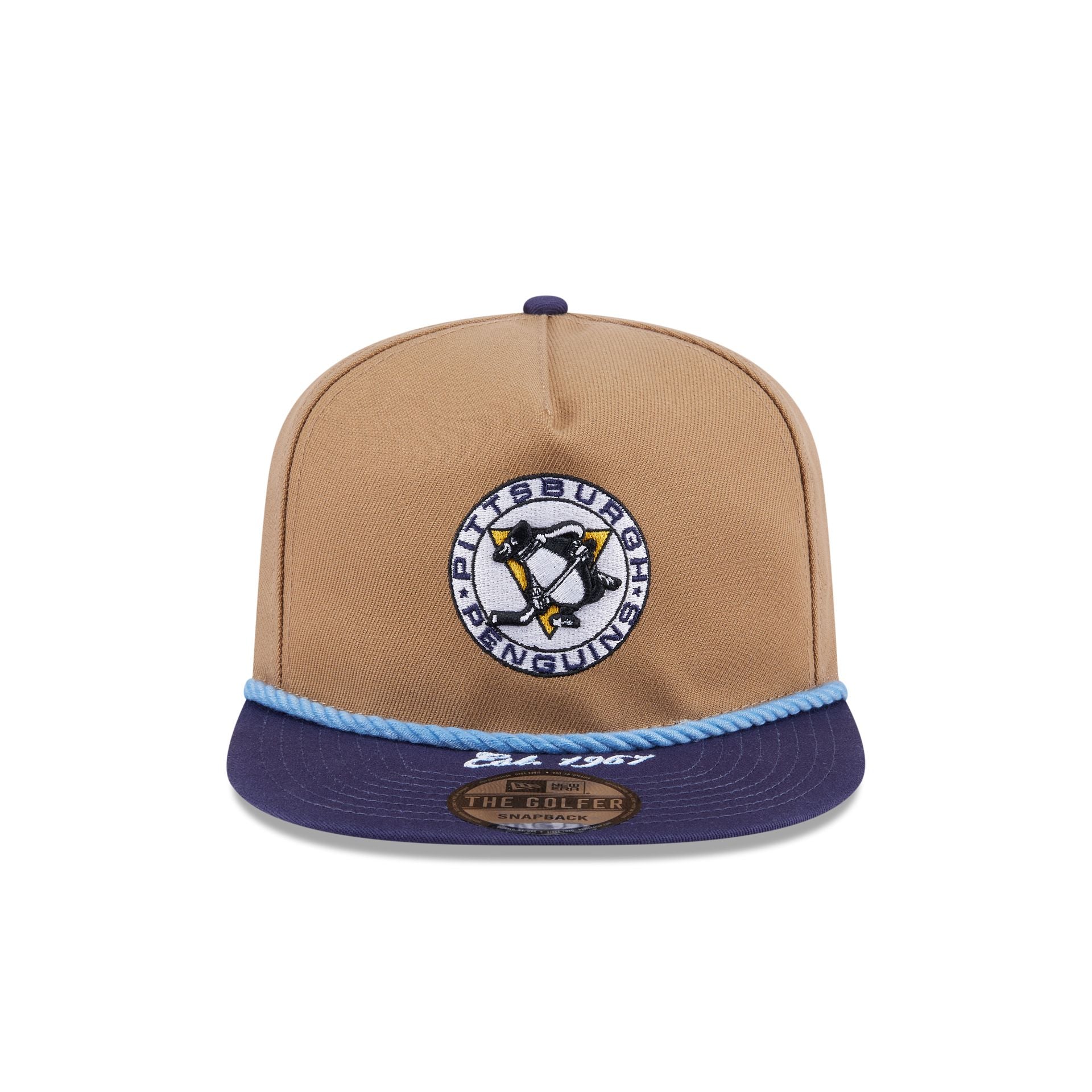 Pittsburgh Penguins Khaki Rope Golfer Hat - Image 2