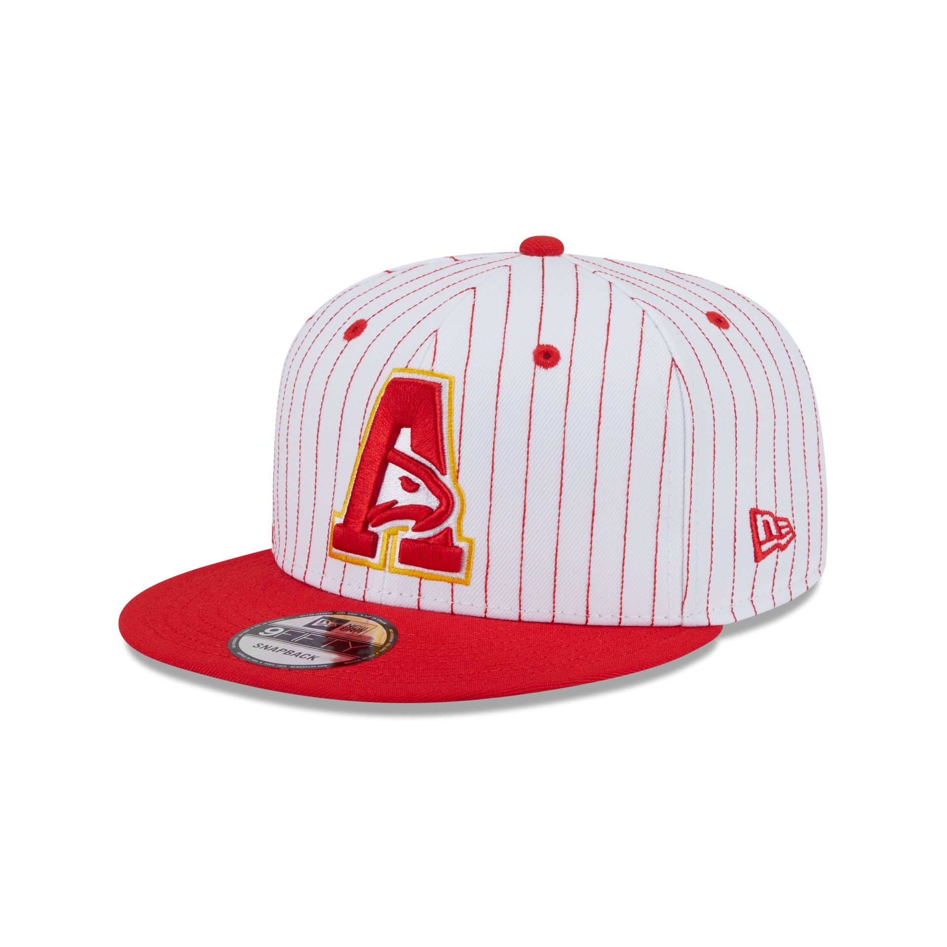 Atlanta Hawks Deceptor Pinstripe 9FIFTY Snapback Hat - Image 3