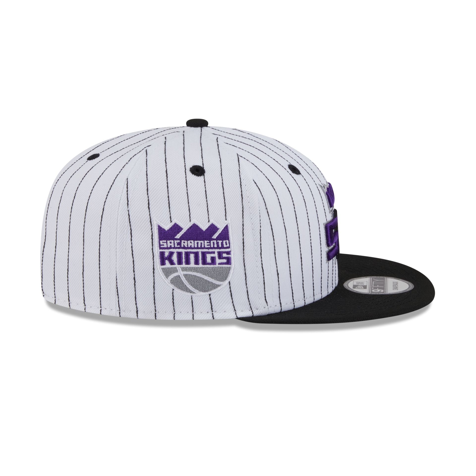 Sacramento Kings Deceptor Pinstripe 9FIFTY Snapback Hat - Image 4