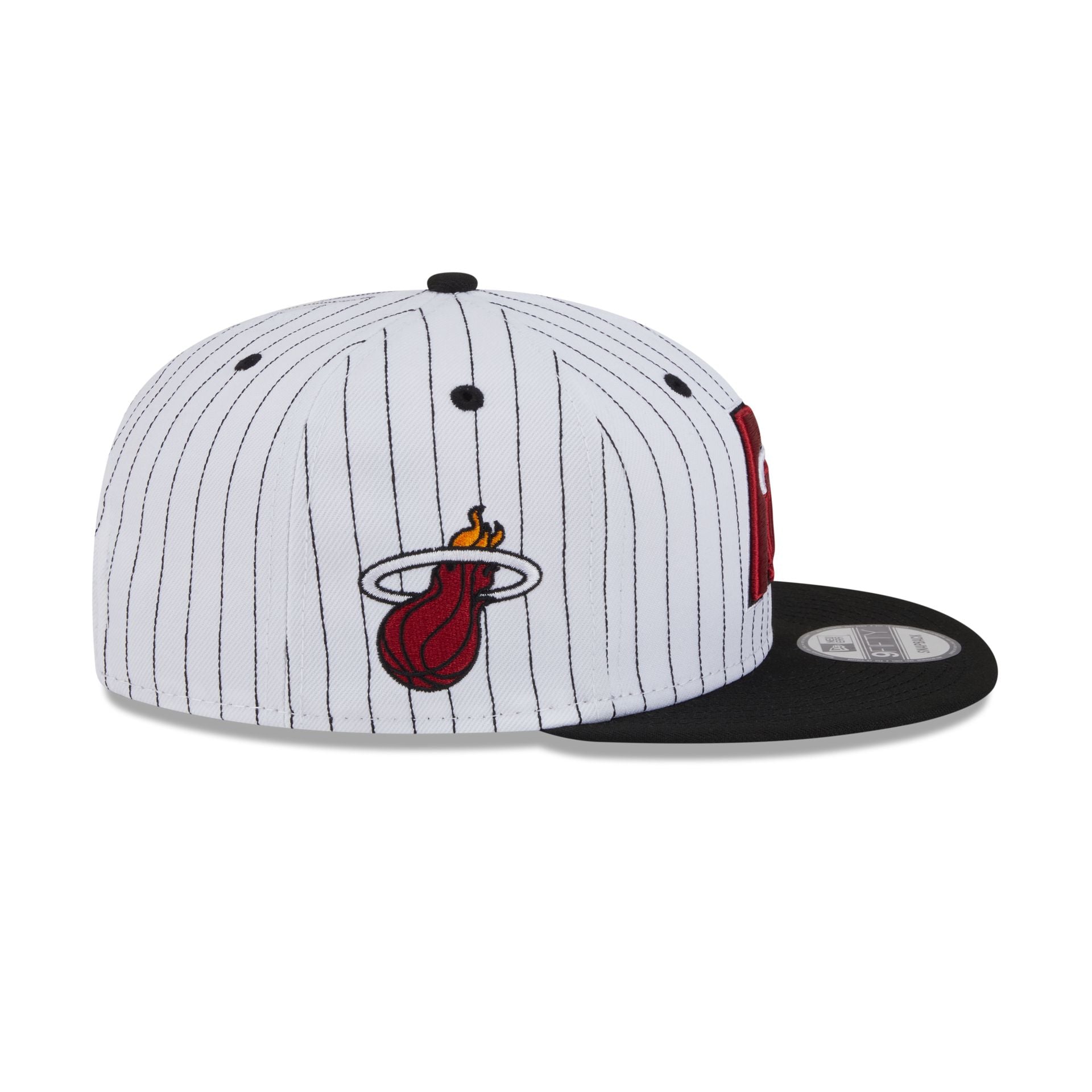 Miami Heat Deceptor Pinstripe 9FIFTY Snapback Hat - Image 4