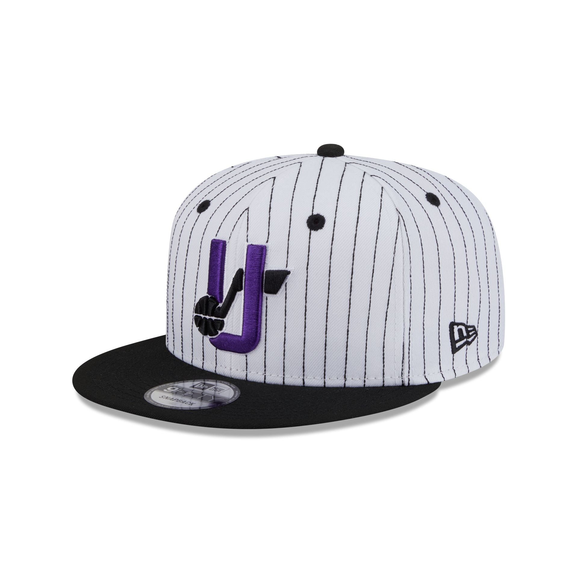 Utah Jazz Deceptor Pinstripe 9FIFTY Snapback Hat - Image 3