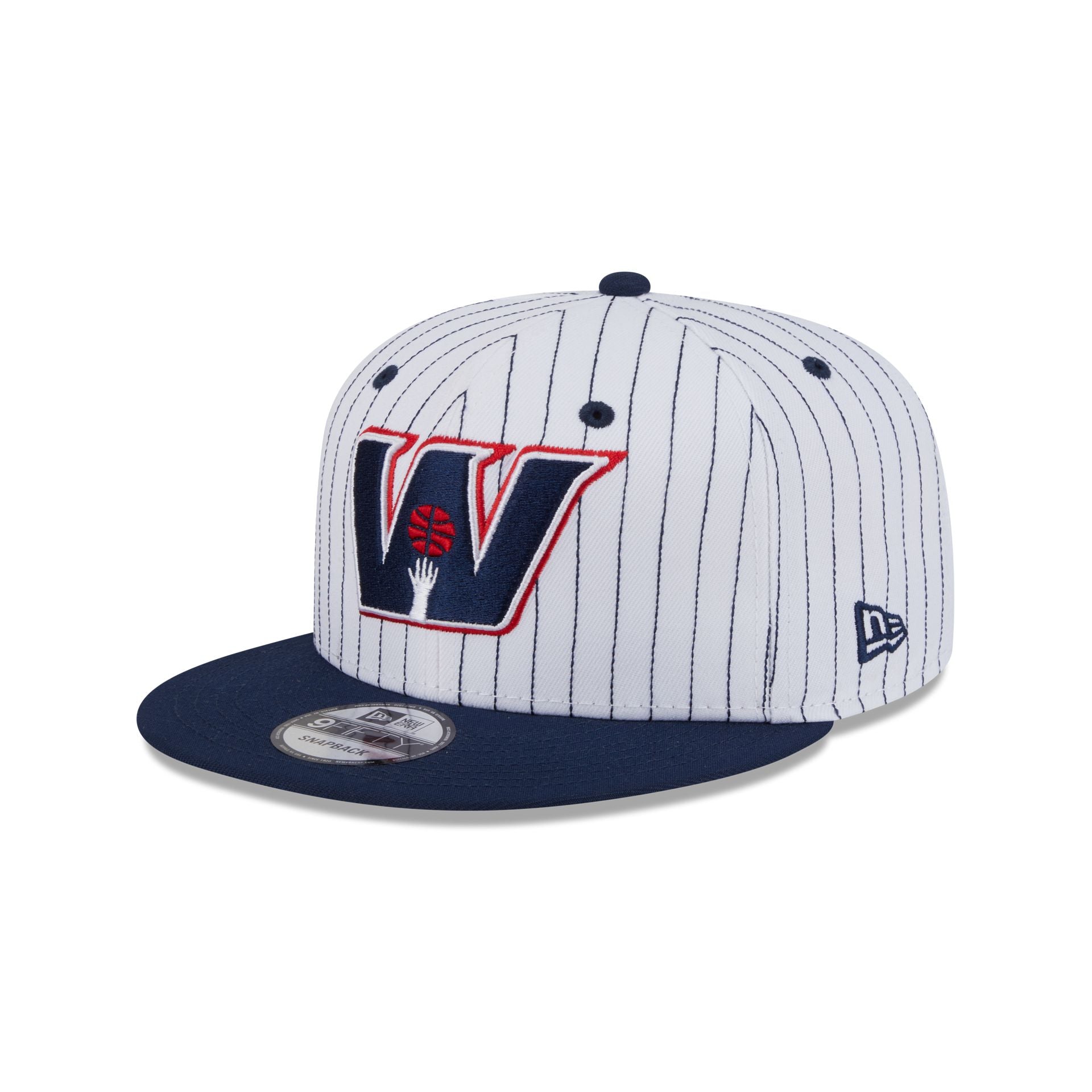 Washington Wizards Deceptor Pinstripe 9FIFTY Snapback Hat - Image 3