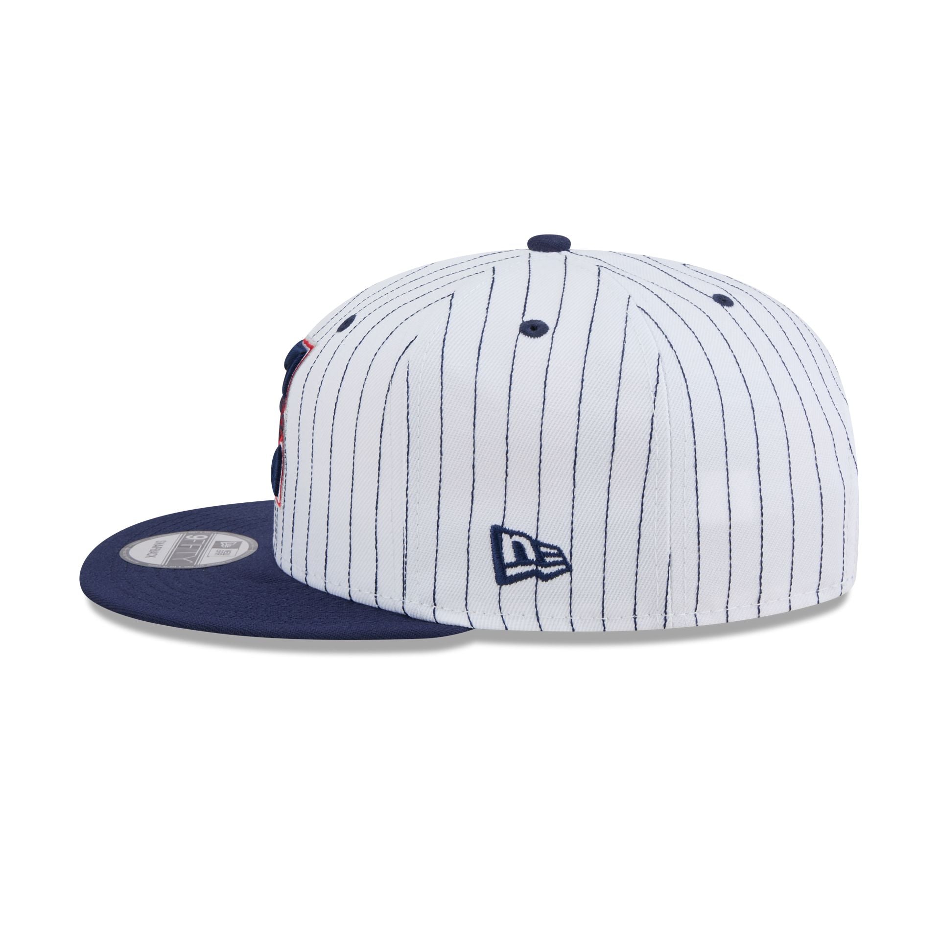 Columbus Blue Jackets Deceptor Pinstripe 9FIFTY Snapback Hat - Image 5
