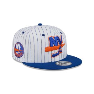 New York Islanders Deceptor Pinstripe 9FIFTY Snapback Hat
