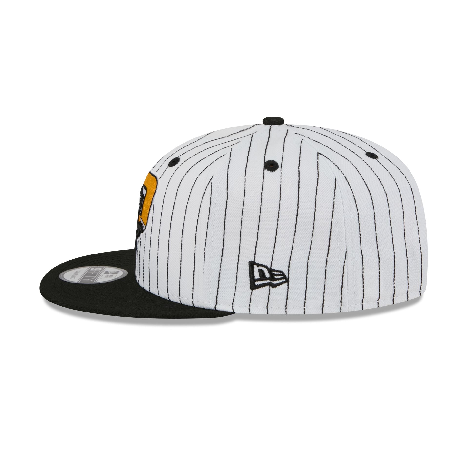 Pittsburgh Penguins Deceptor Pinstripe 9FIFTY Snapback Hat - Image 5