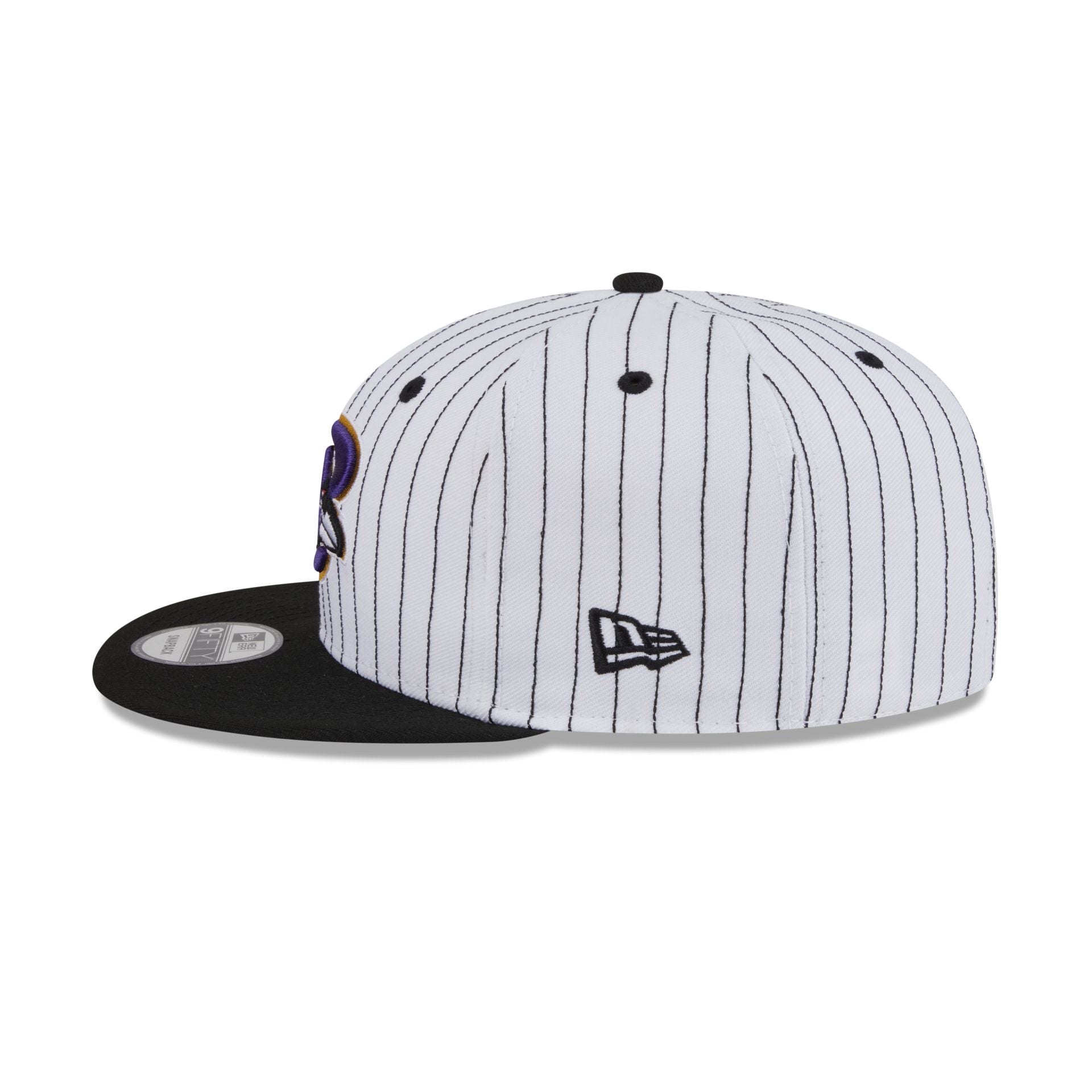 Baltimore Ravens Deceptor Pinstripe 9FIFTY Snapback Hat - Image 5