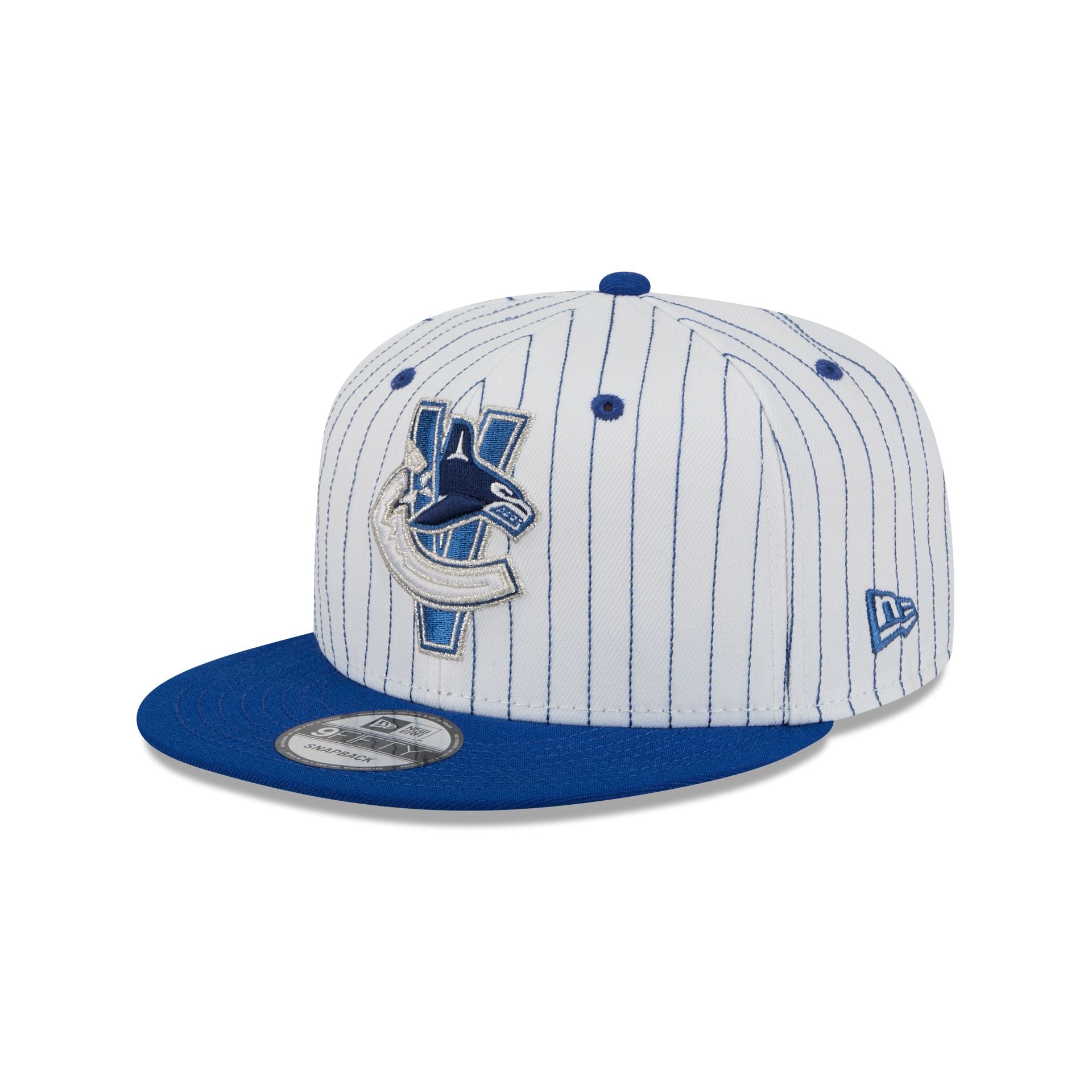 Vancouver Canucks Deceptor Pinstripe 9FIFTY Snapback Hat - Image 3