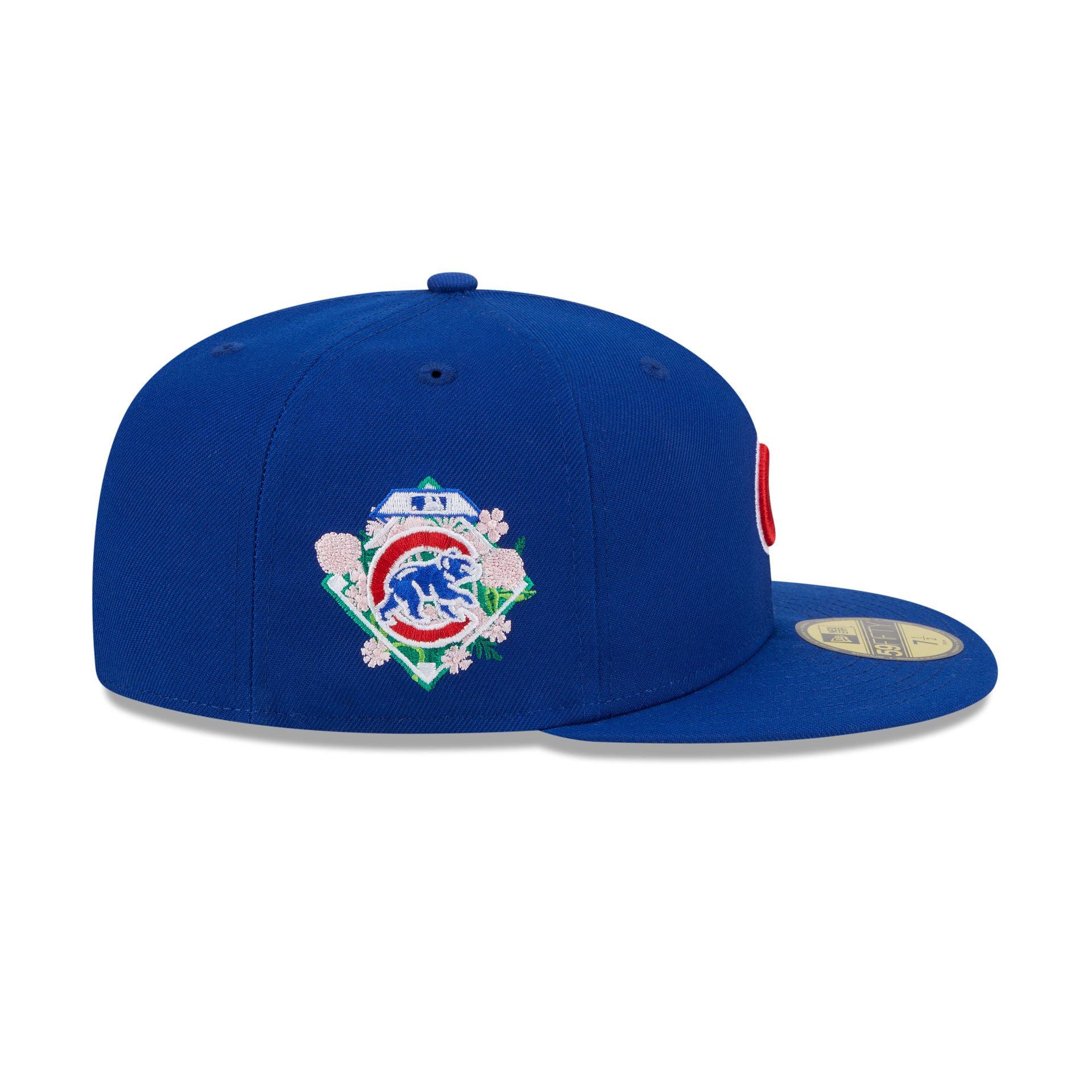 Chicago Cubs Floral Undervisor 59FIFTY Fitted Hat - Image 4