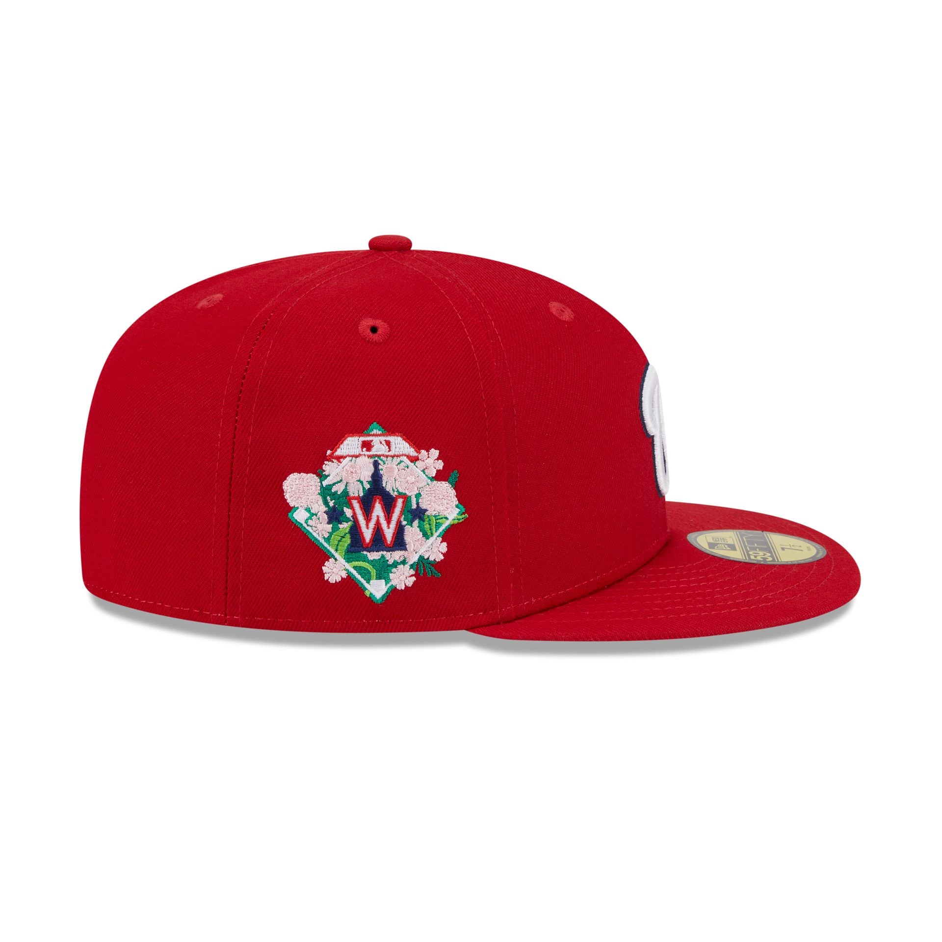 Washington Nationals Floral Undervisor 59FIFTY Fitted Hat - Image 4