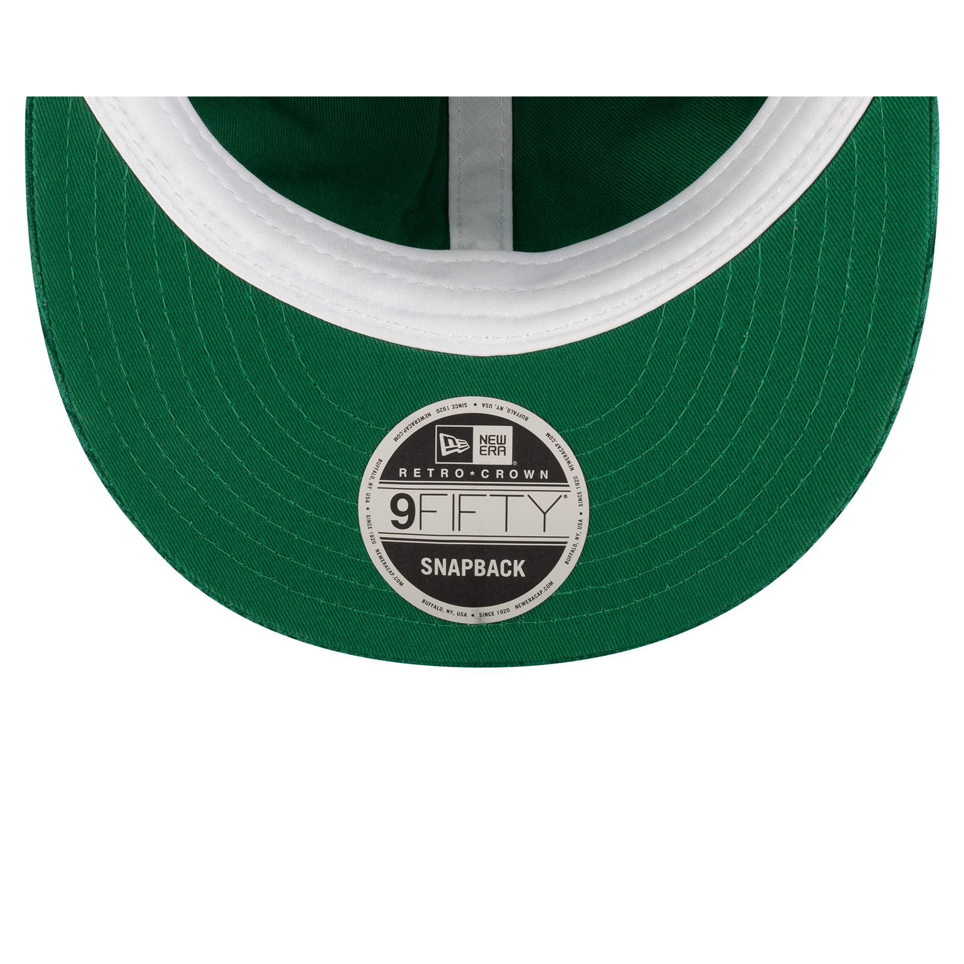 New Era Branded Official Corduroy Kelly Green Retro Crown 9FIFTY Snapback Hat - Image 7
