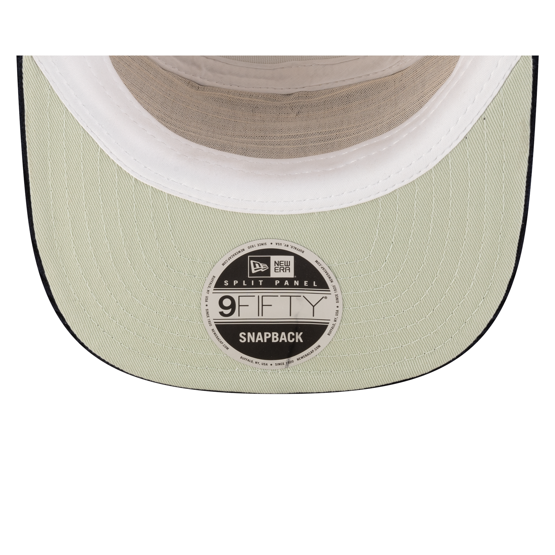 New Era Branded Paragon Corduroy Chrome White Split Panel 9FIFTY Snapback Hat - Image 7