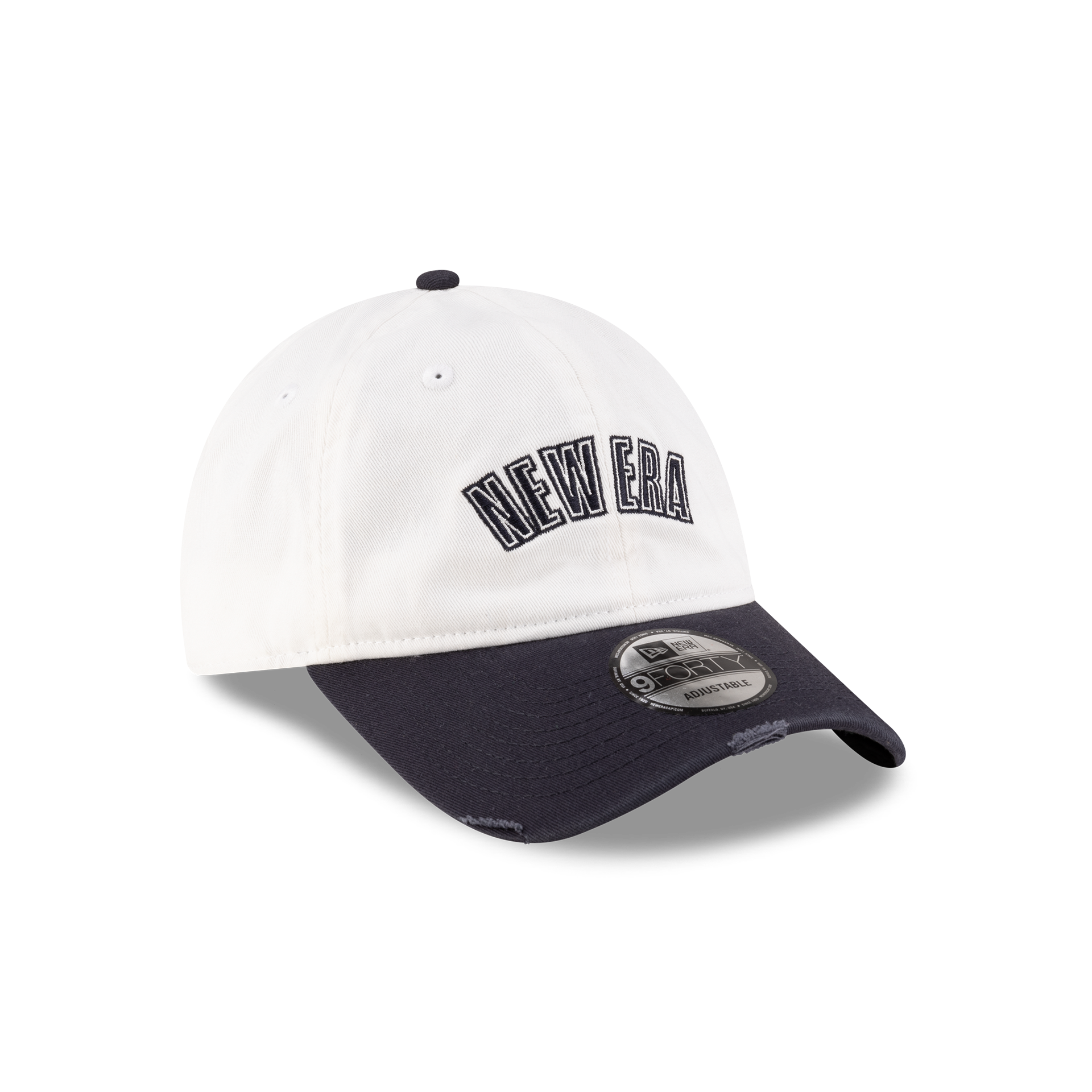 New Era Branded Sweep Rugby College White 9FORTY Adjustable Hat - Image 3