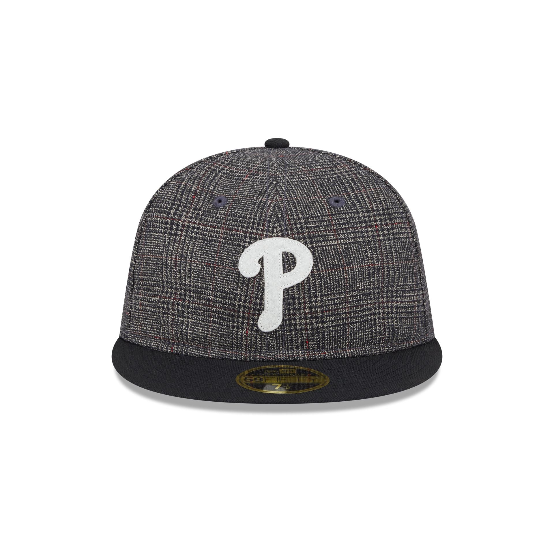 Philadelphia Phillies Plaid Retro Crown 59FIFTY Fitted Hat - Image 2