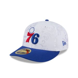 Philadelphia 76ers Floral Shine Low Profile 59FIFTY Fitted Hat