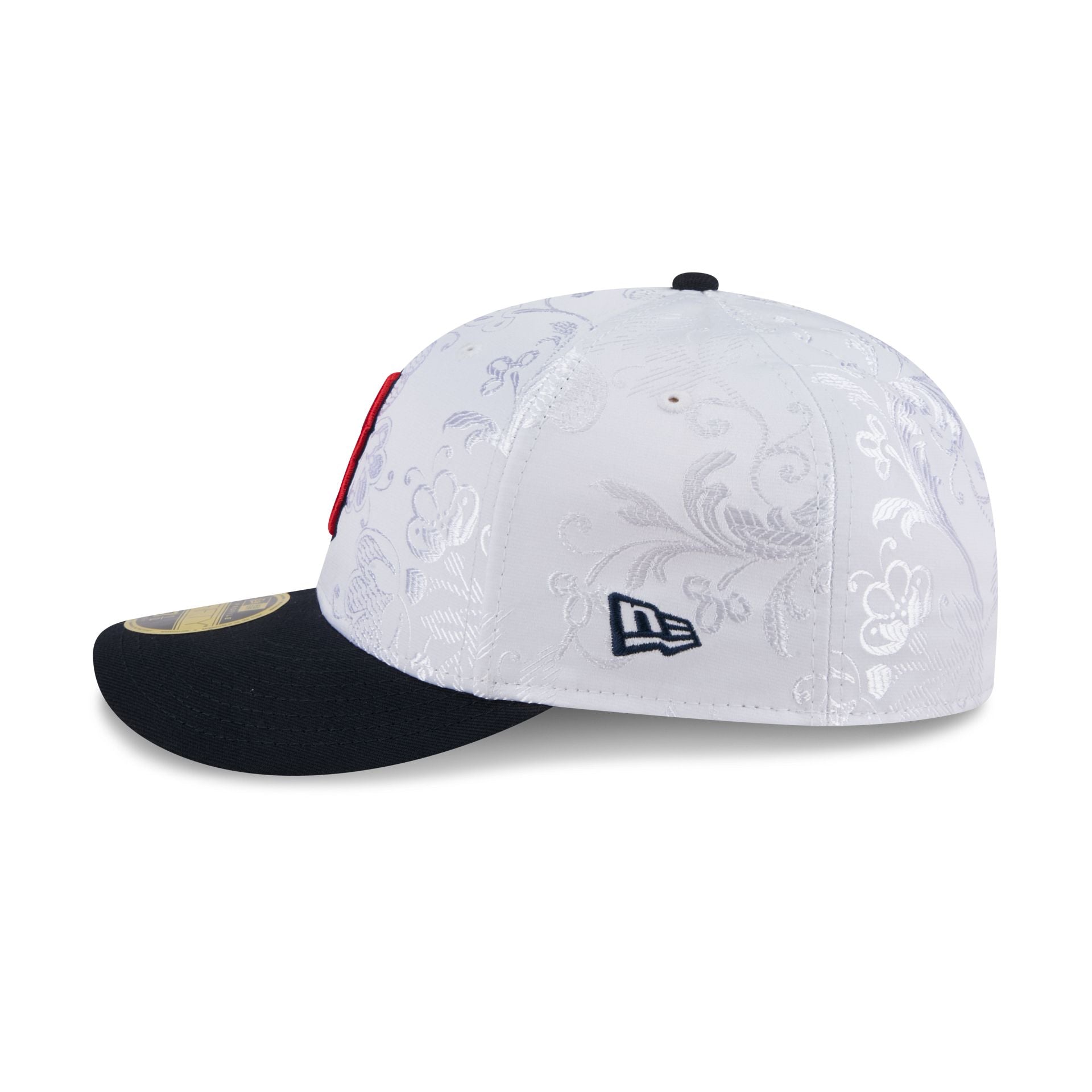 Boston Red Sox Floral Shine Low Profile 59FIFTY Fitted Hat - Image 4