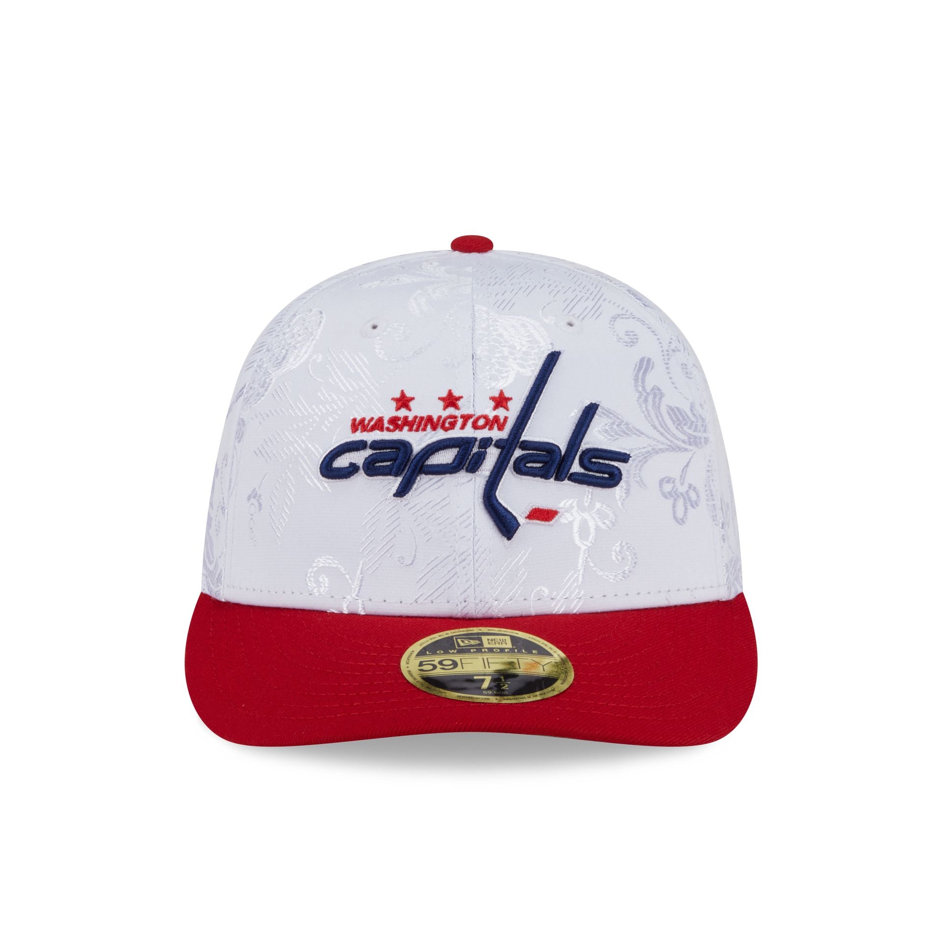 Washington Capitals Floral Shine Low Profile 59FIFTY Fitted Hat - Image 2