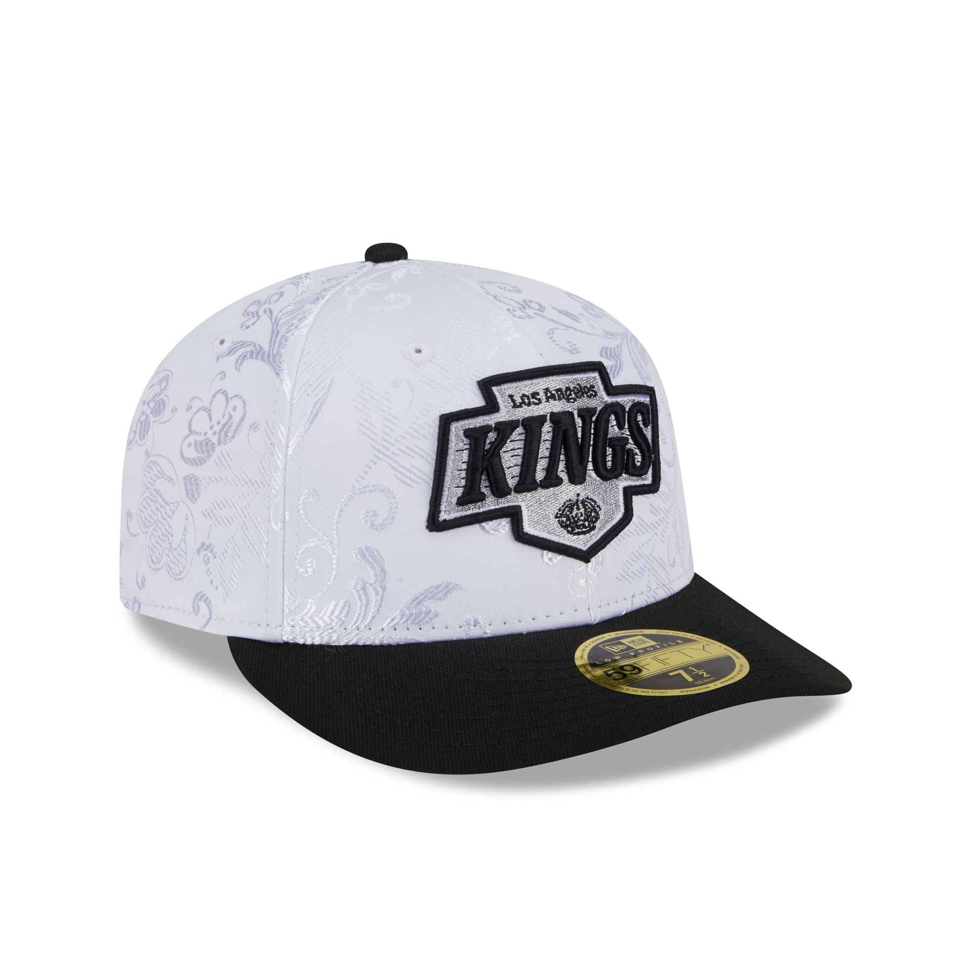 Los Angeles Kings Floral Shine Low Profile 59FIFTY Fitted Hat - Image 3