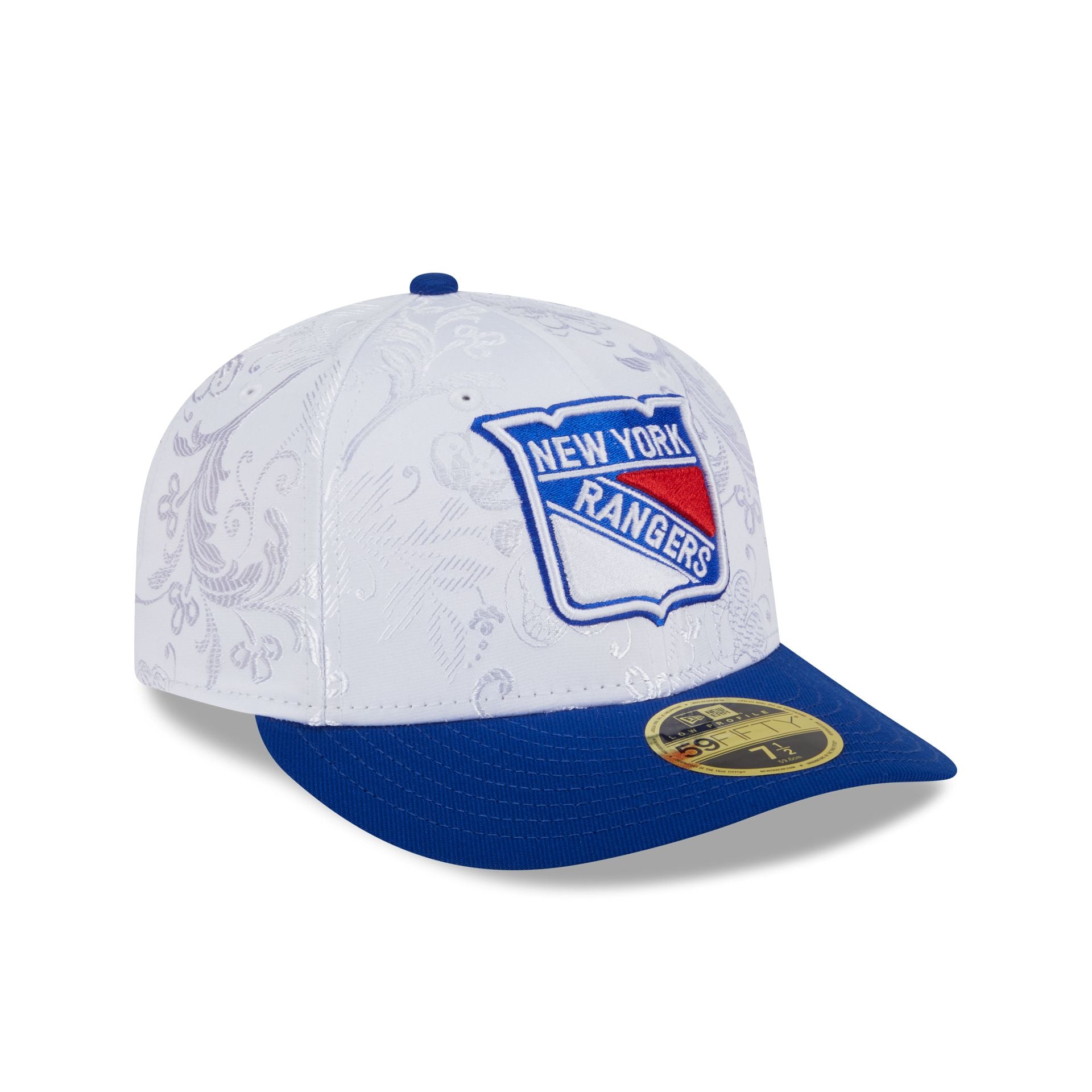 New York Rangers Floral Shine Low Profile 59FIFTY Fitted Hat - Image 3