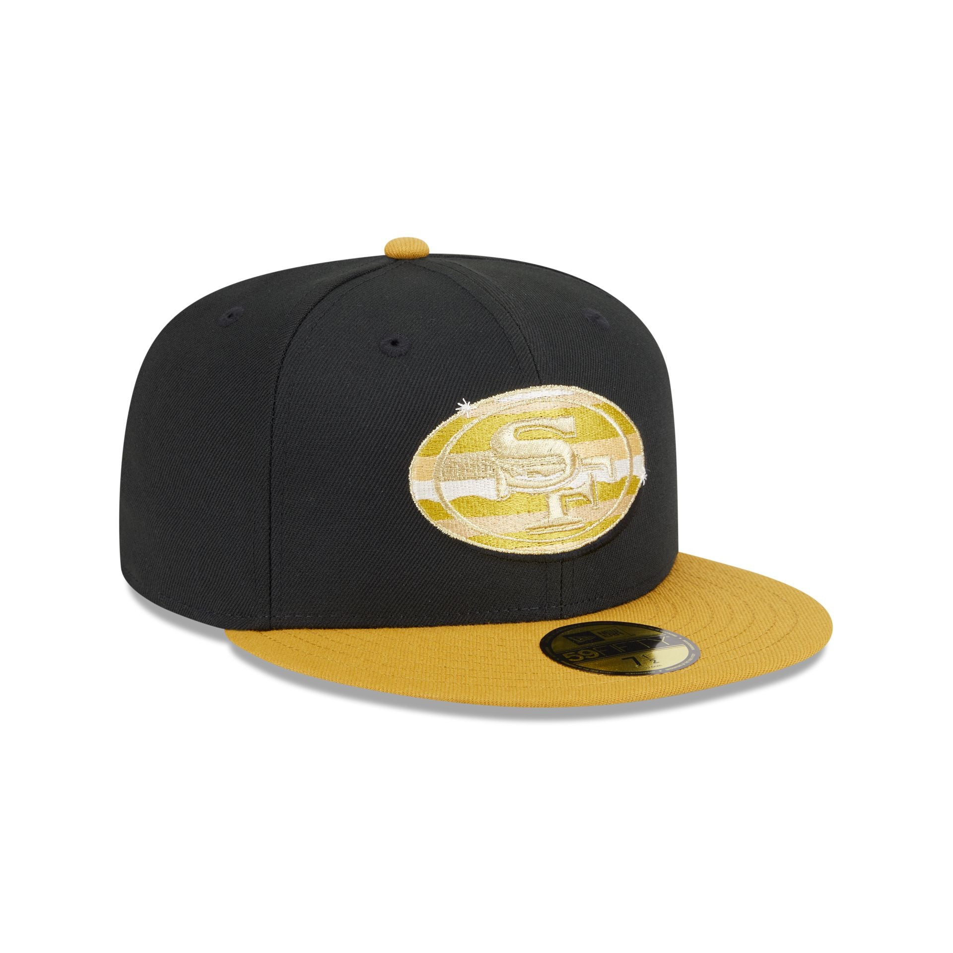 San Francisco 49ers Metallic Gold Logo 59FIFTY Fitted Hat - Image 3