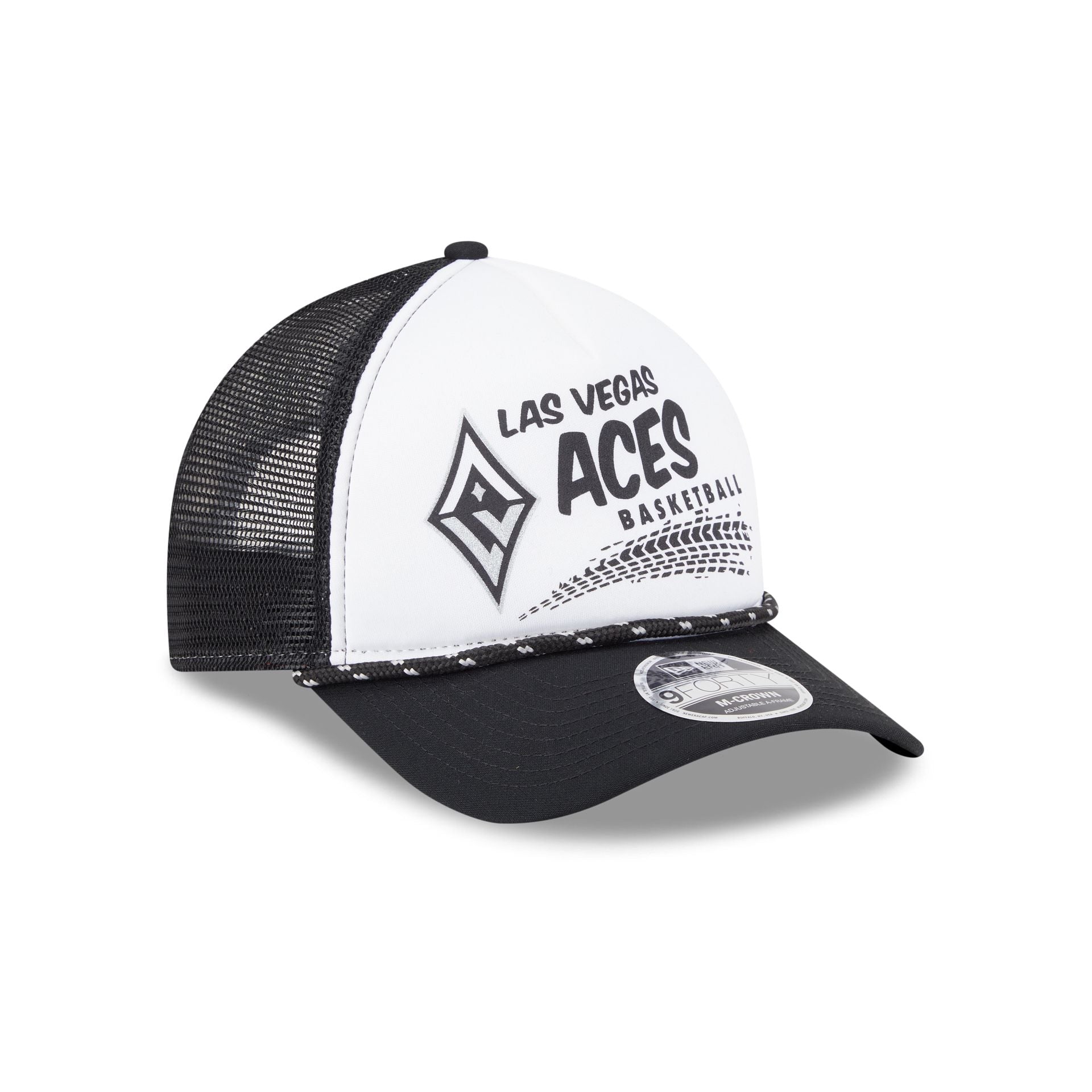 Las Vegas Aces 2025 All-Star Game 9FORTY M-Crown A-Frame Trucker Hat - Image 3