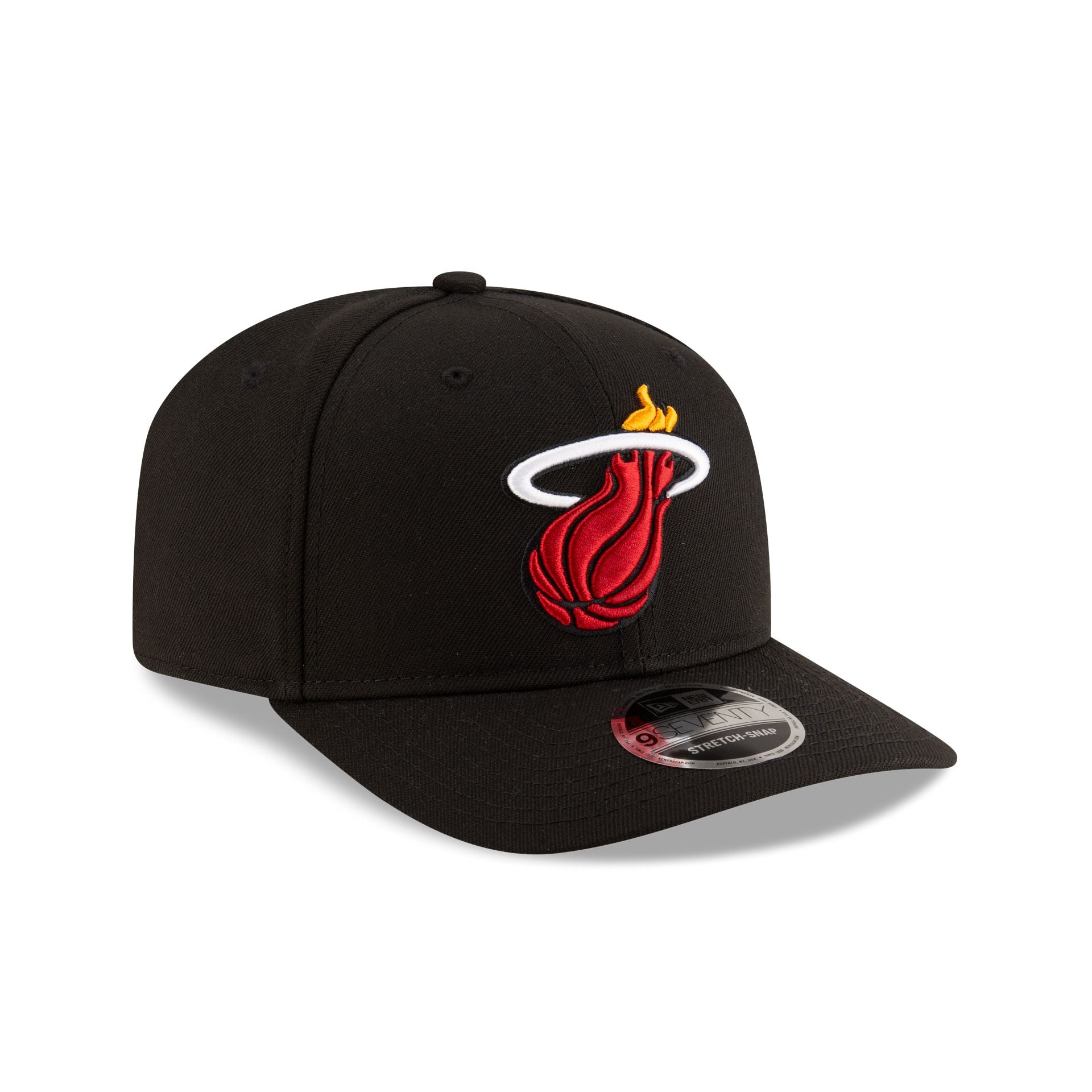 Miami Heat Team 9SEVENTY Stretch-Snap Hat - Image 3