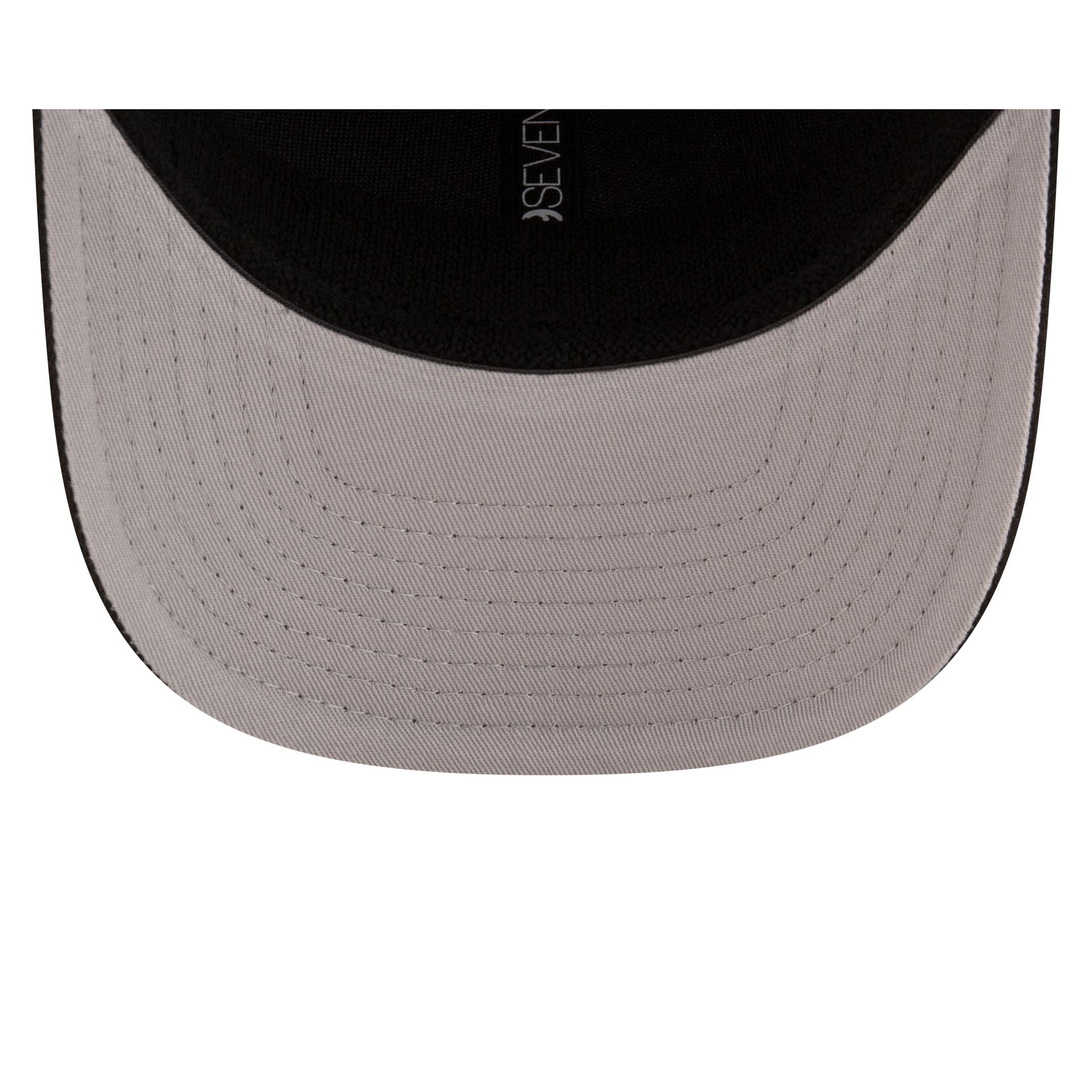 Los Angeles Lakers Team Black 9SEVENTY Stretch-Snap Hat - Image 7