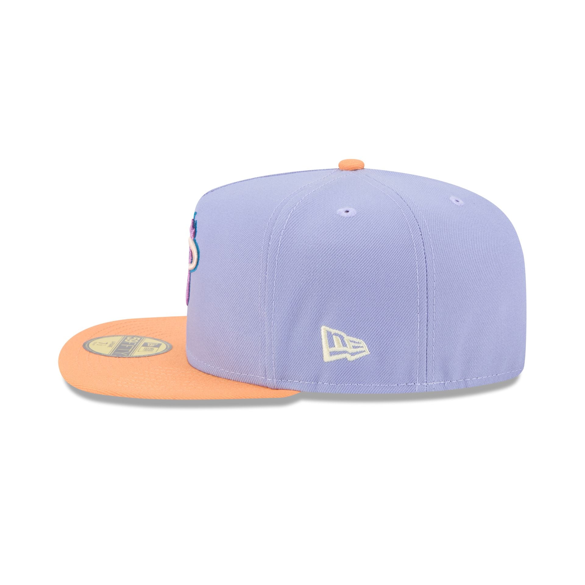 Miami Heat Lavender 59FIFTY A-Frame Fitted Hat - Image 5