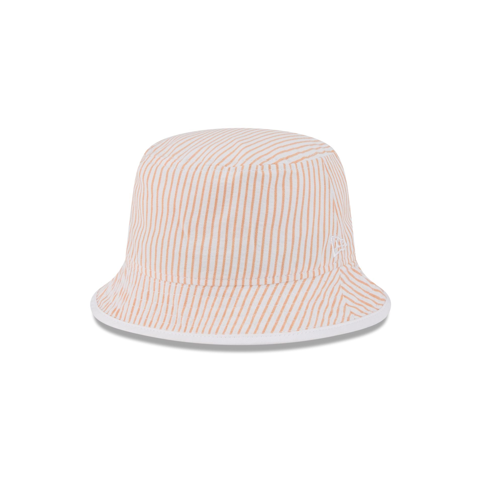 New Era Cap Orange Pinstripe Bucket Hat