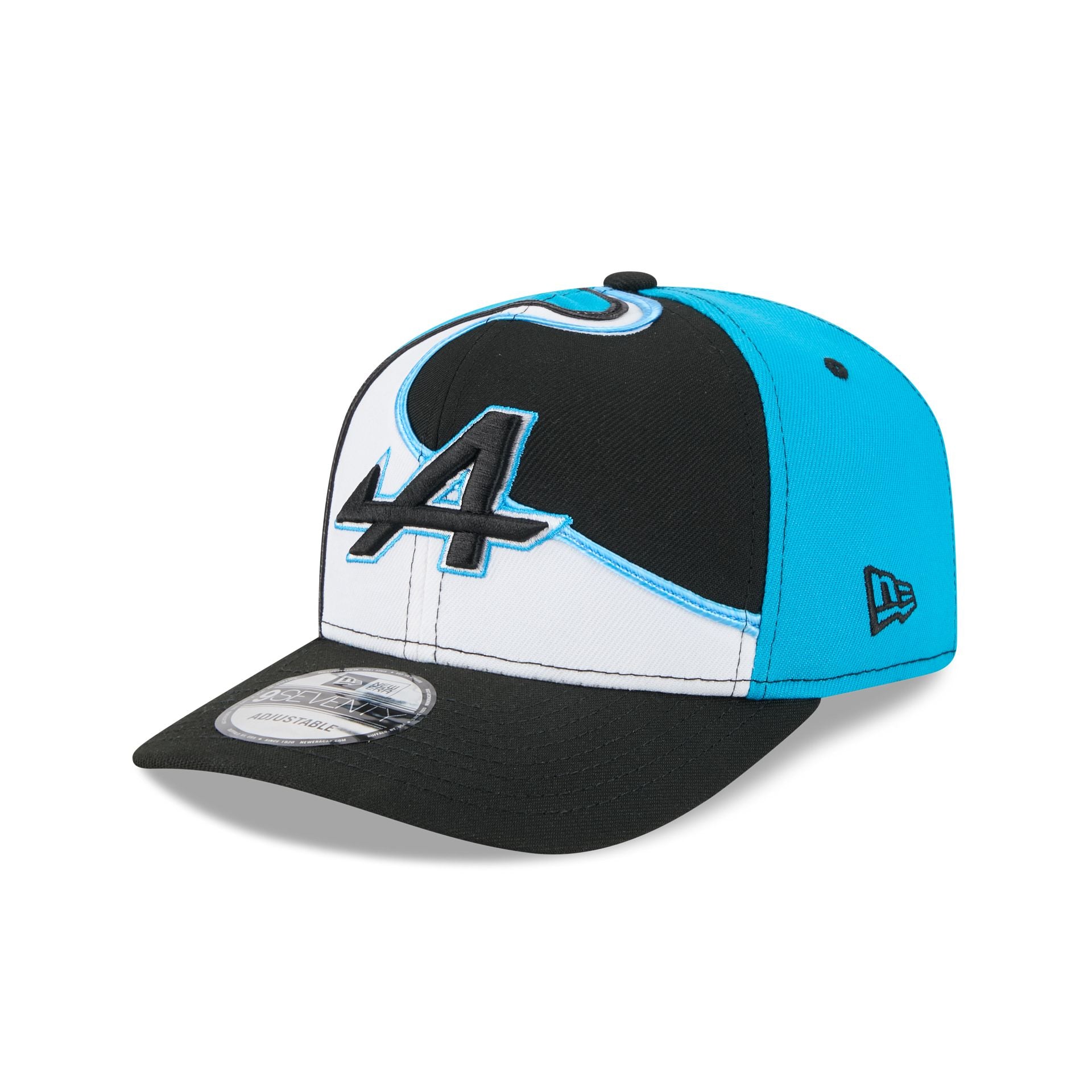 2025 Miami Race BWT Alpine F1 Team Blue Black 9SEVENTY Stretch-Snap Hat - Image 2