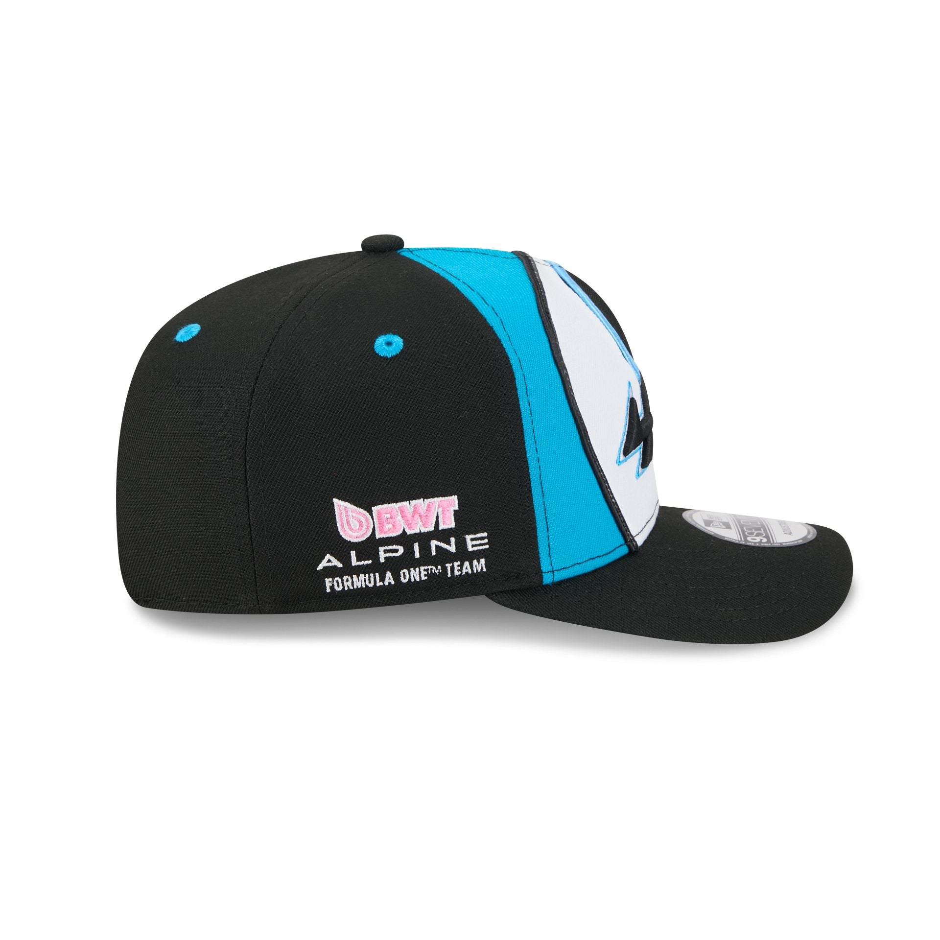 2025 Miami Race BWT Alpine F1 Team Blue Black 9SEVENTY Stretch-Snap Hat - Image 4